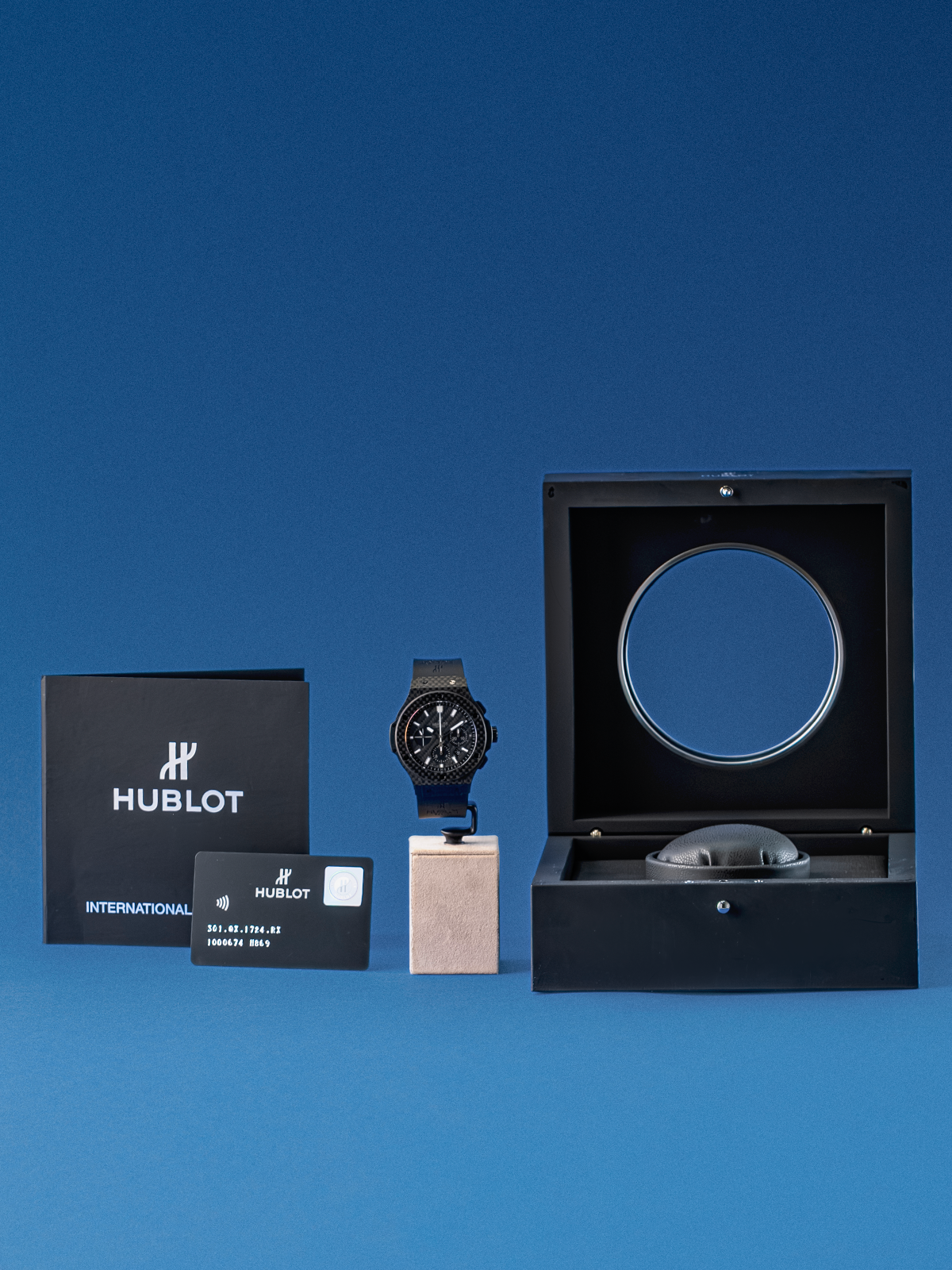 Hublot Big Bang Carbon Chronograph, 44mm, Full Set de 2018