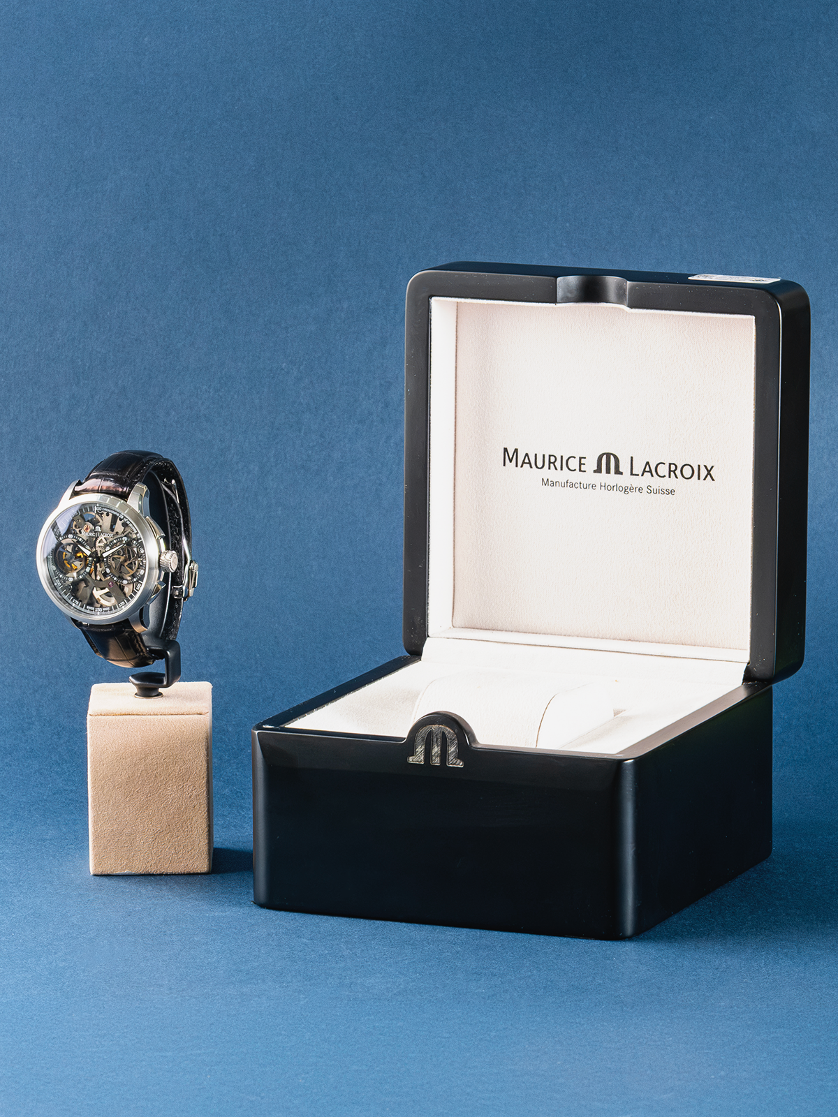 Maurice Lacroix Masterpiece Le Chronographe Squelette 45mm ref. MP7128-SS001-000 de 2011