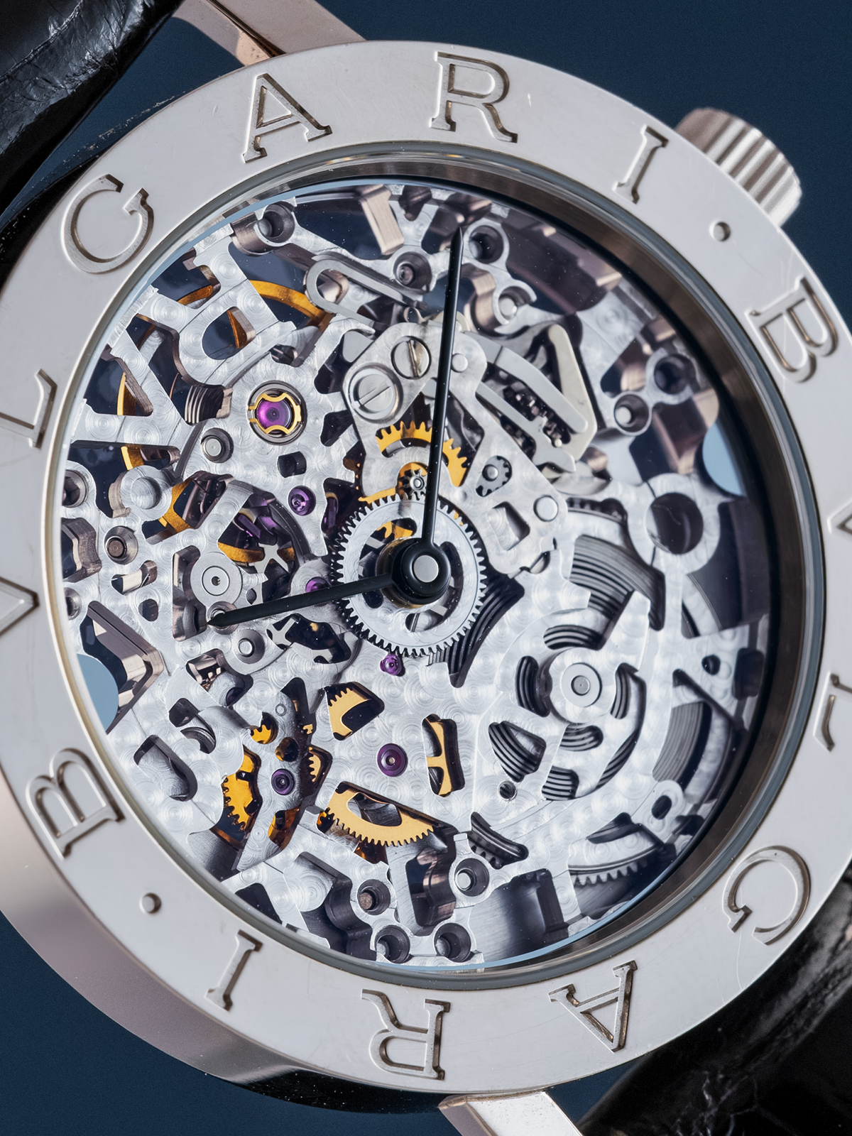 Bvlgari Bvlgari Skeleton 33mm ref.BBW33GLSKP 18k Oro de 2000