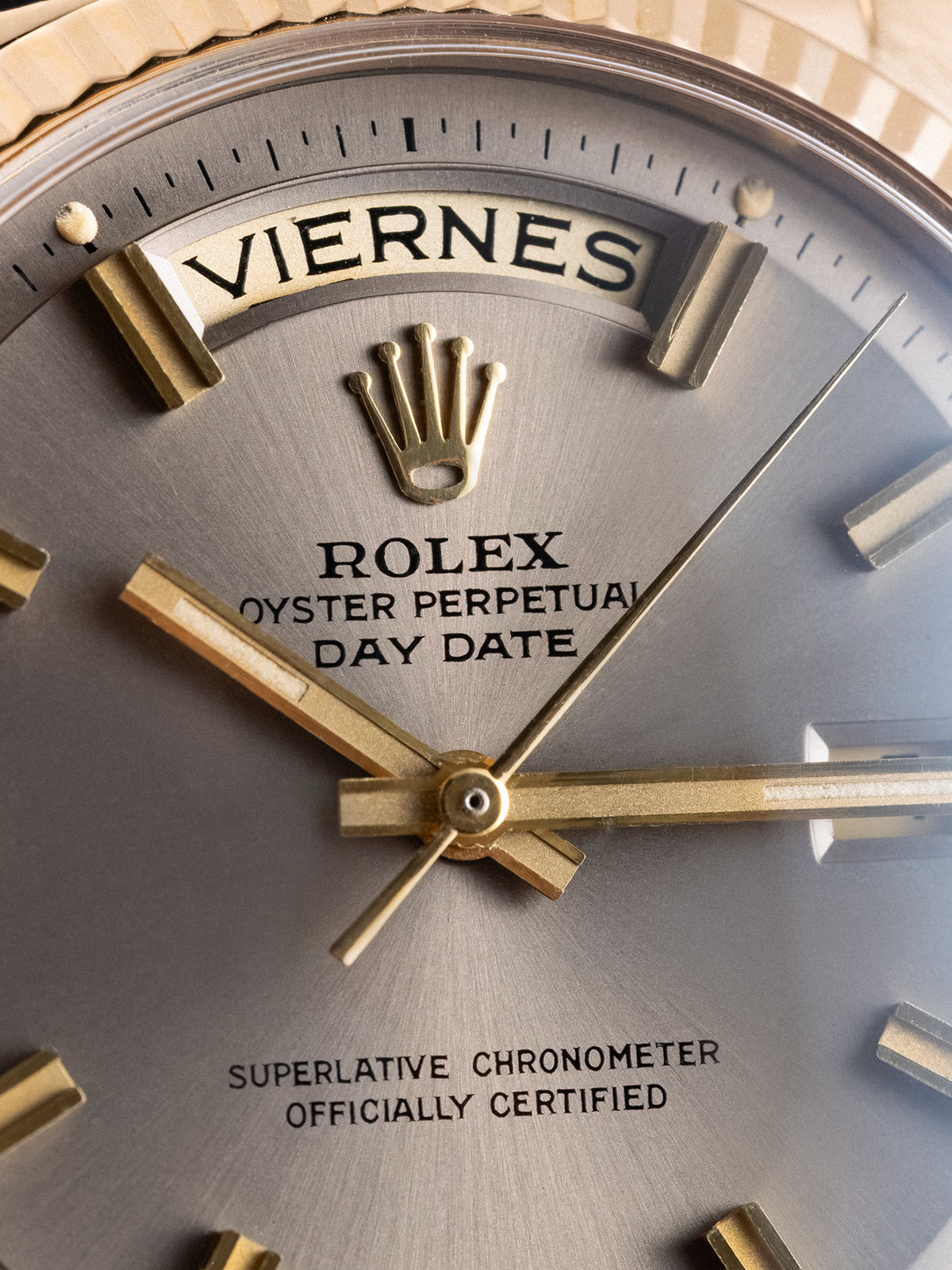 Rolex Day Date ref. 1803 Taupe "Wide boy" de 1969