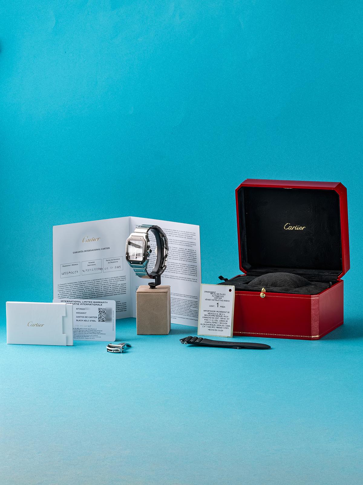 Cartier Santos DLC Grey Dial WSSA0037 Full-Set de 2025