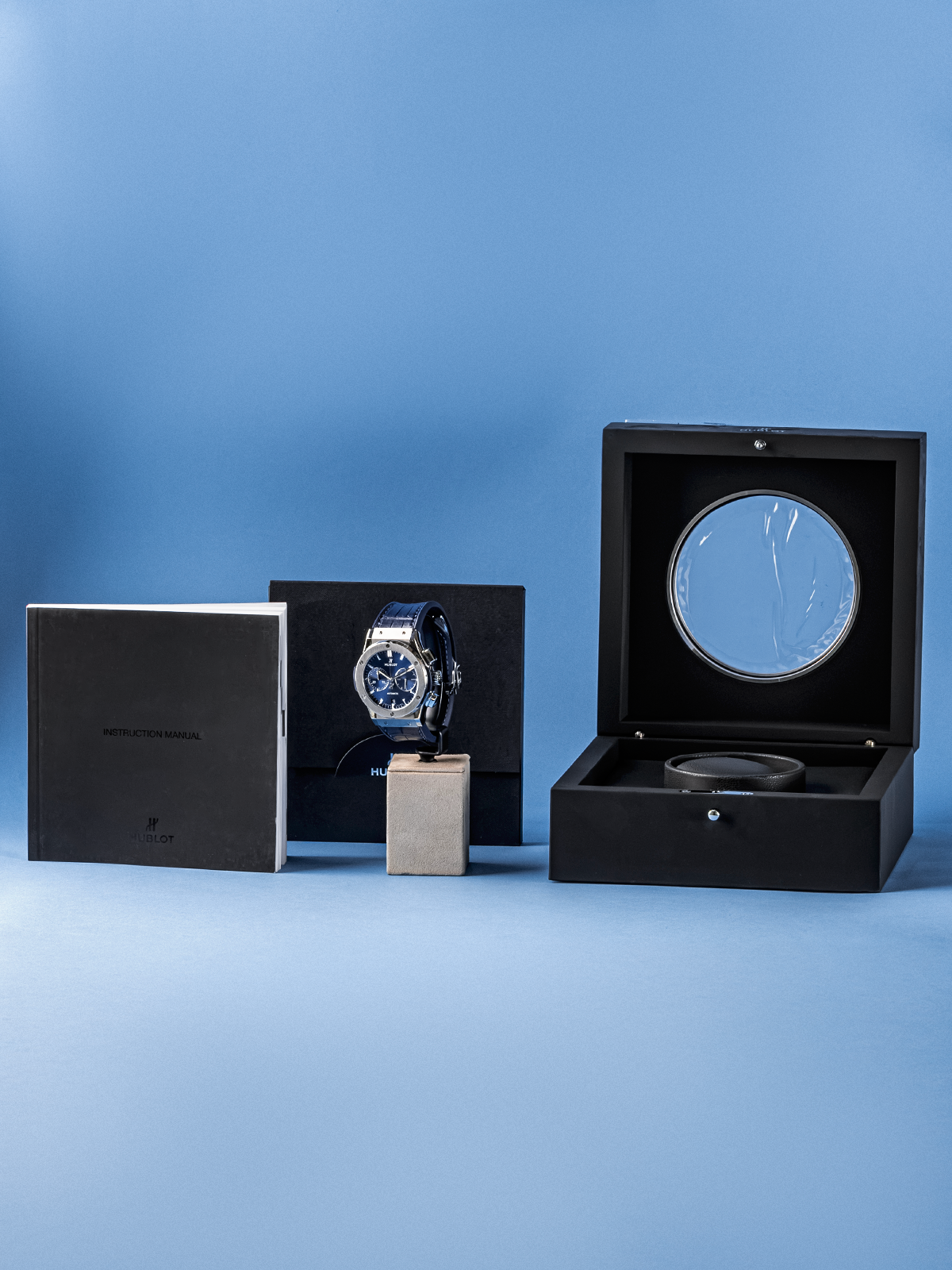 Hublot Classic Fusion Chronograph blue 42mm ref. 541.NX.7170.LR