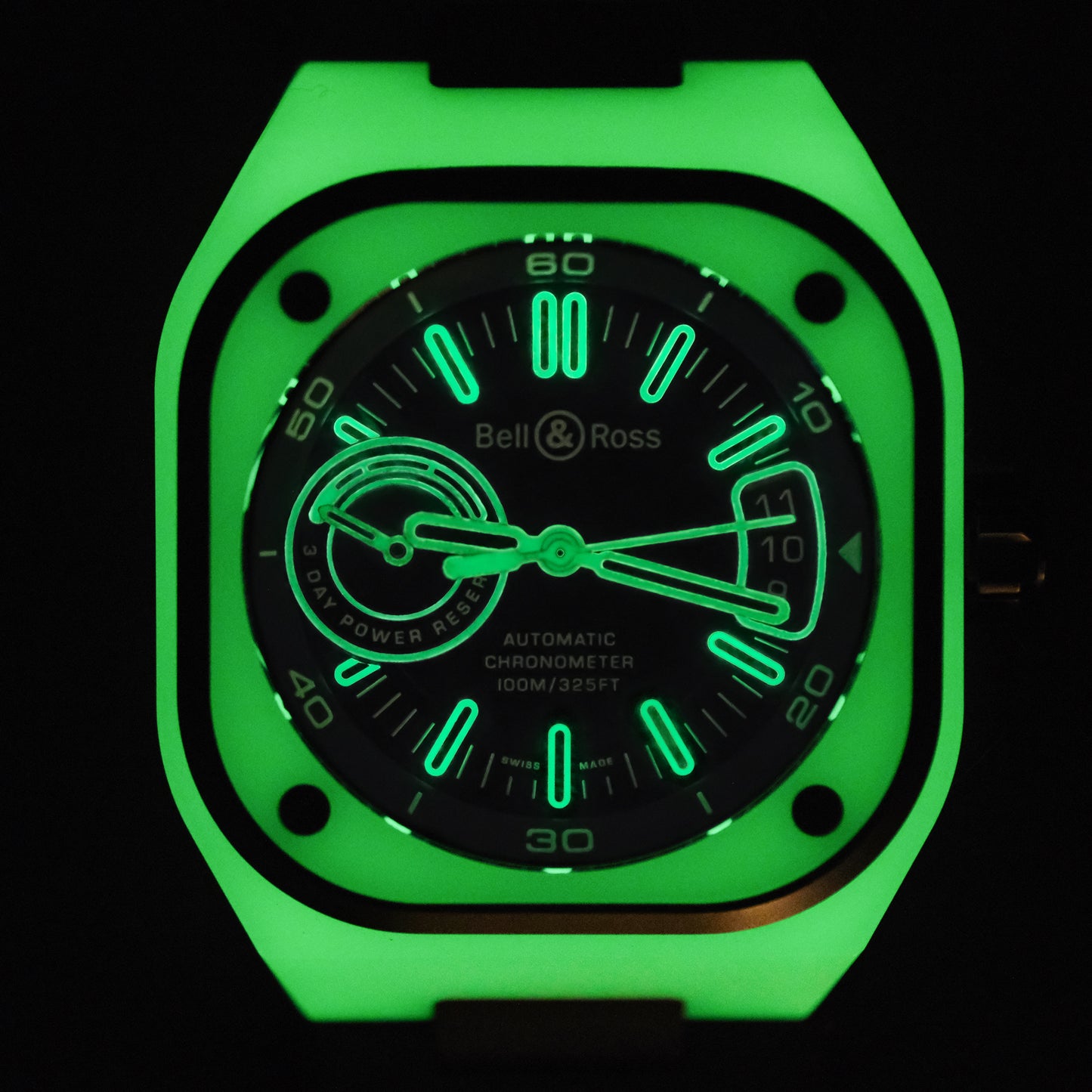 Bell & Ross BR-X5 Green Lume (NUEVO) Full-Set de 2024