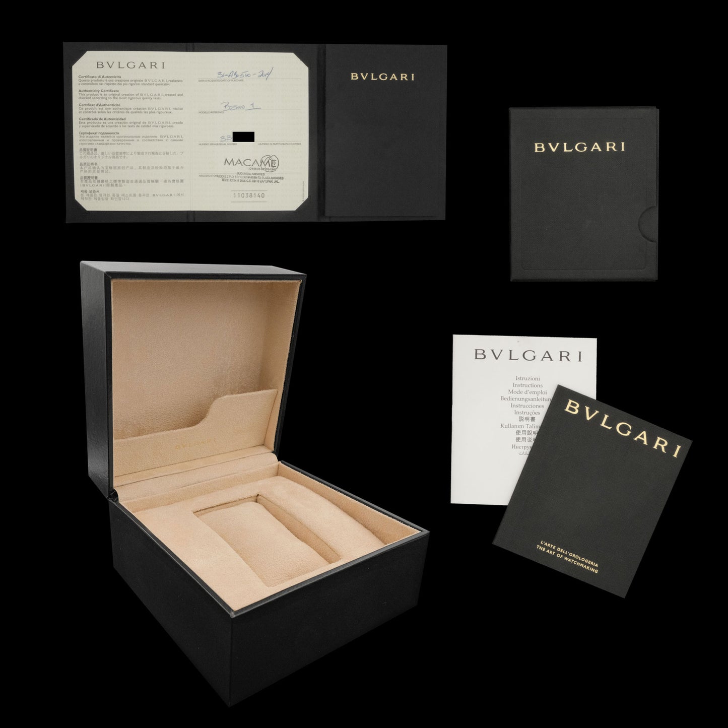 Bvlgari B Zero 1 Gold/Ceramic 18k BZP23 Full-Set de 2014