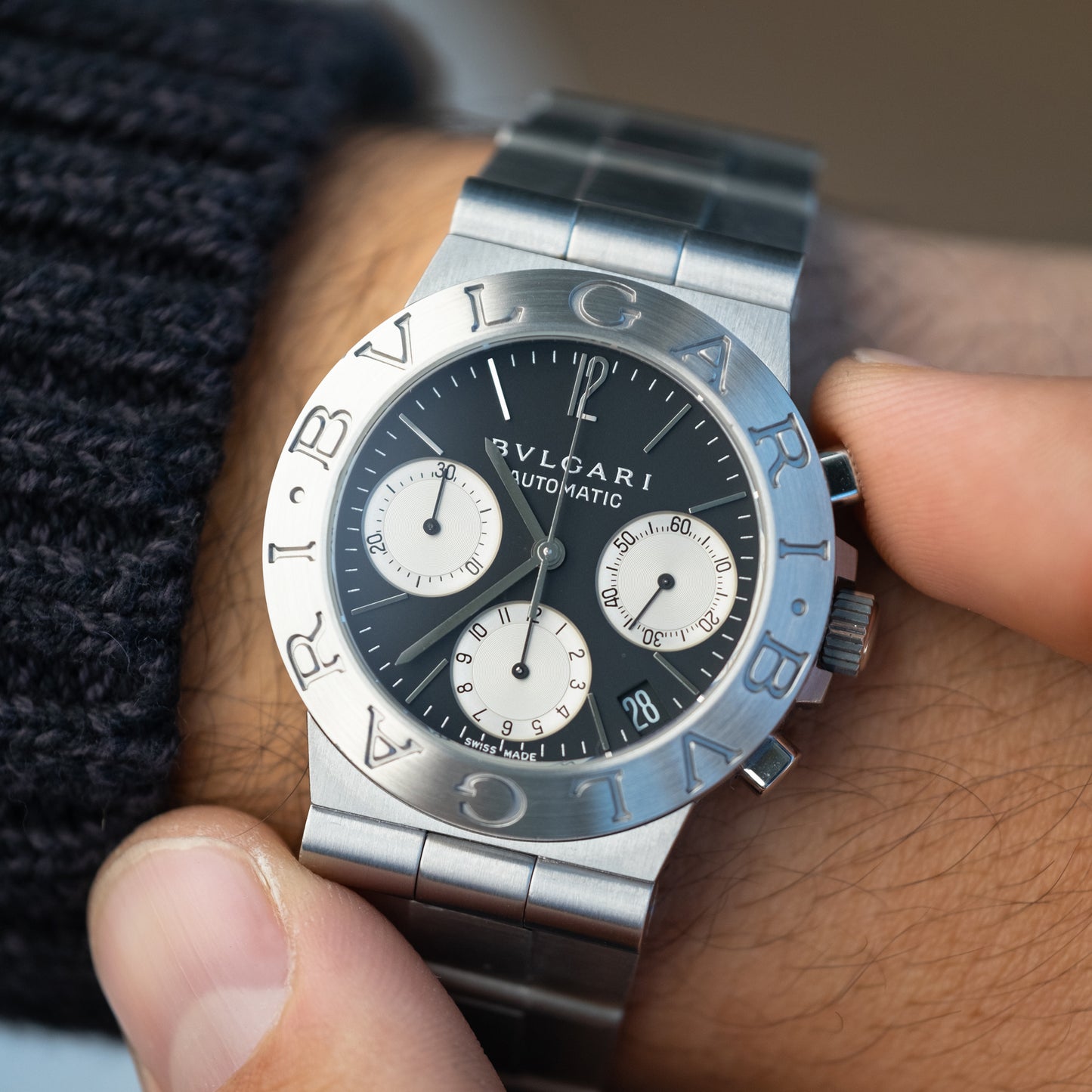 Bvlgari Diagono Chronograph CHW35G de 2005