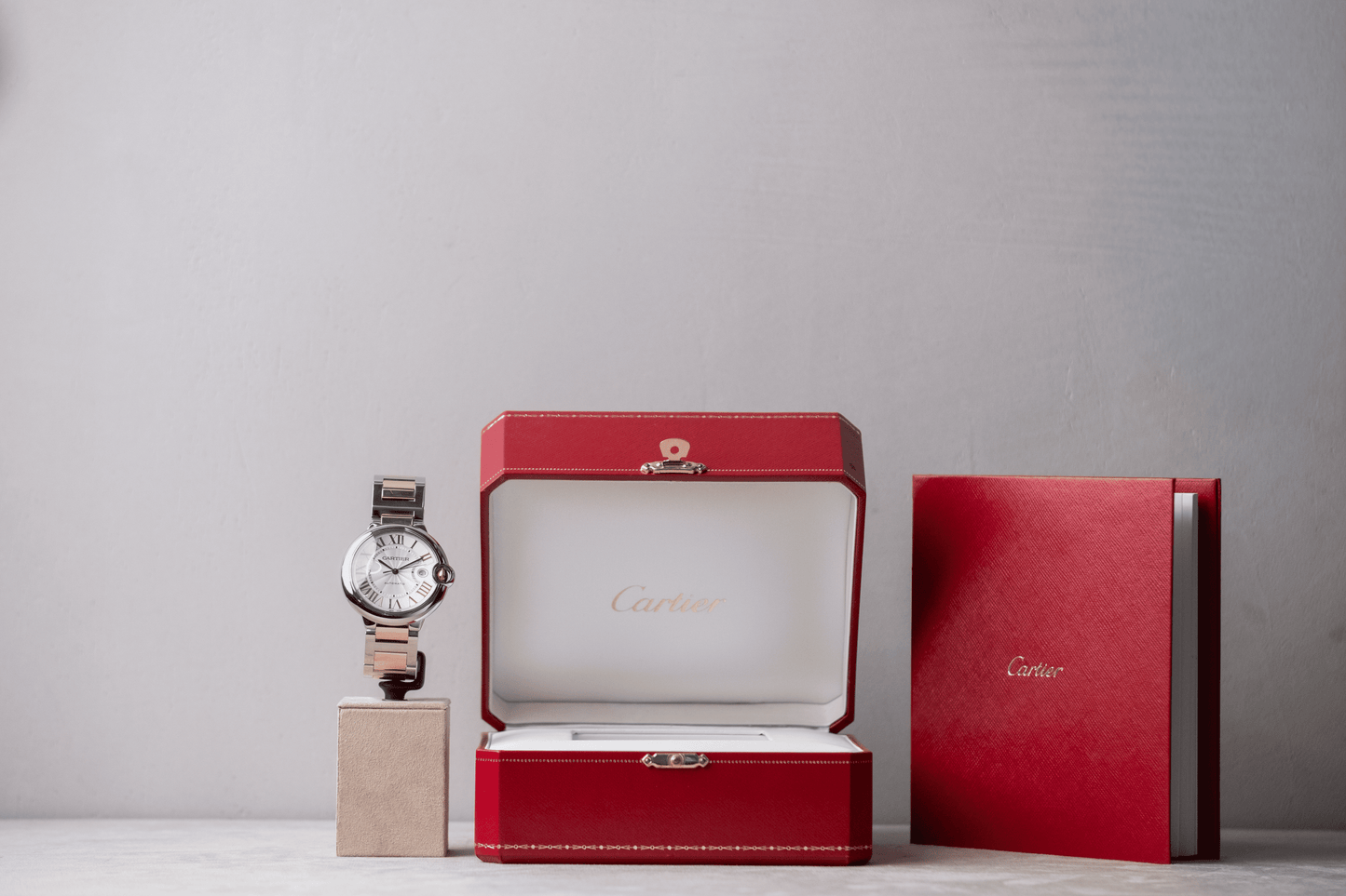 Cartier Ballon Bleu Rose Gold/Steel 42mm Ref. 3765 Fullset de 2017