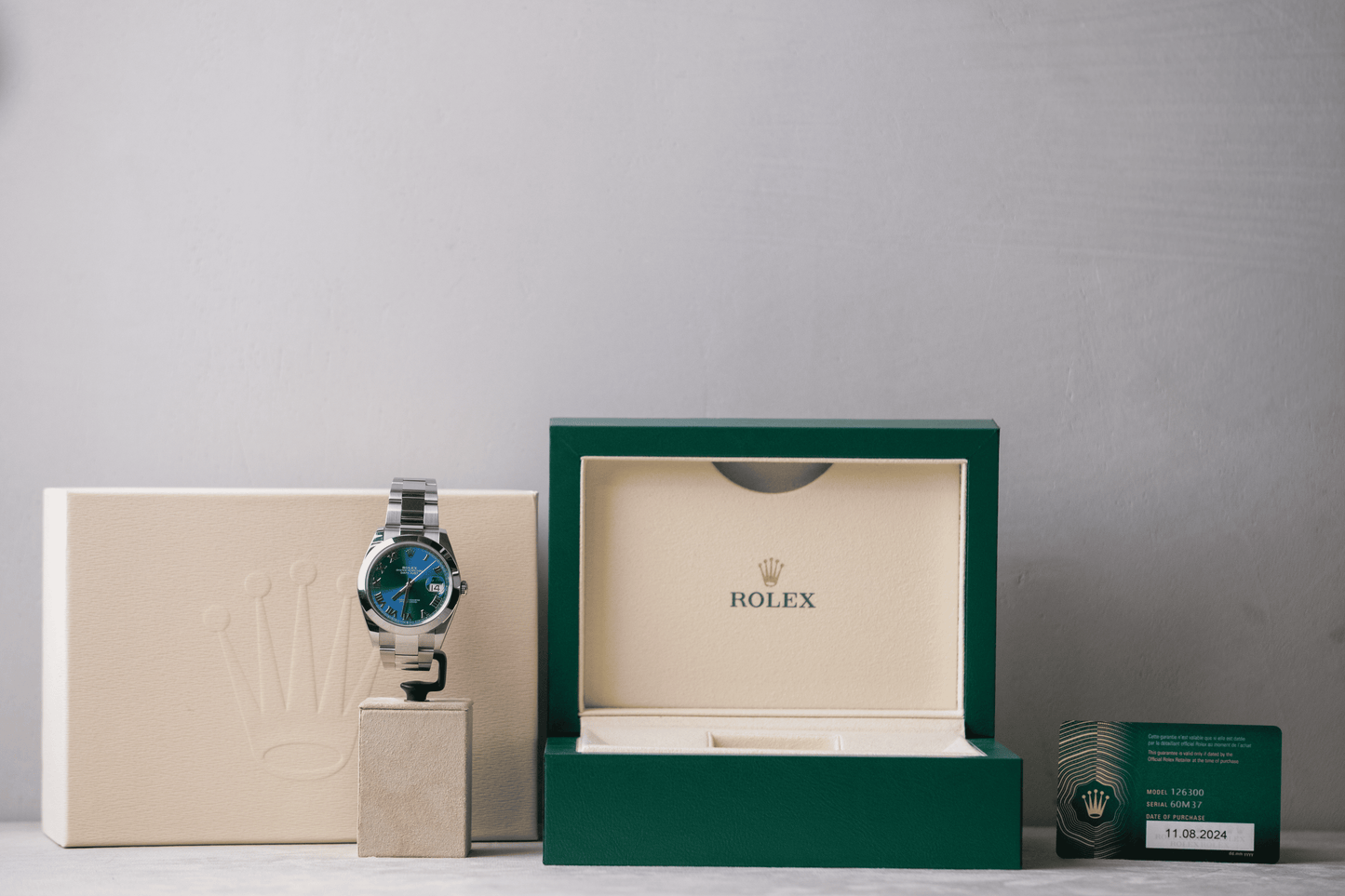 Rolex Datejust 41 mm ref.126300 Full-Set del 2024