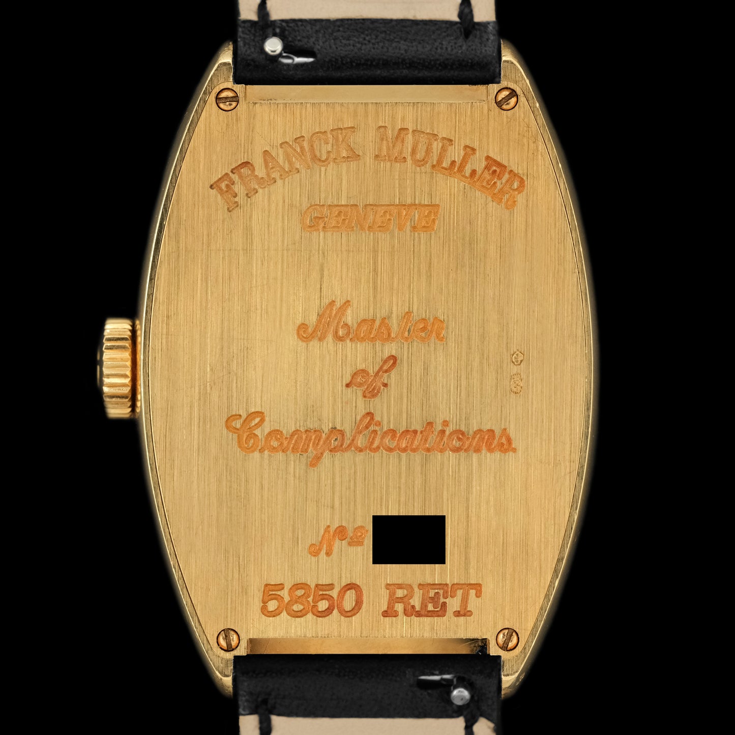 Franck Muller 18K Oro Amarillo Retrograde 5850 de 2000