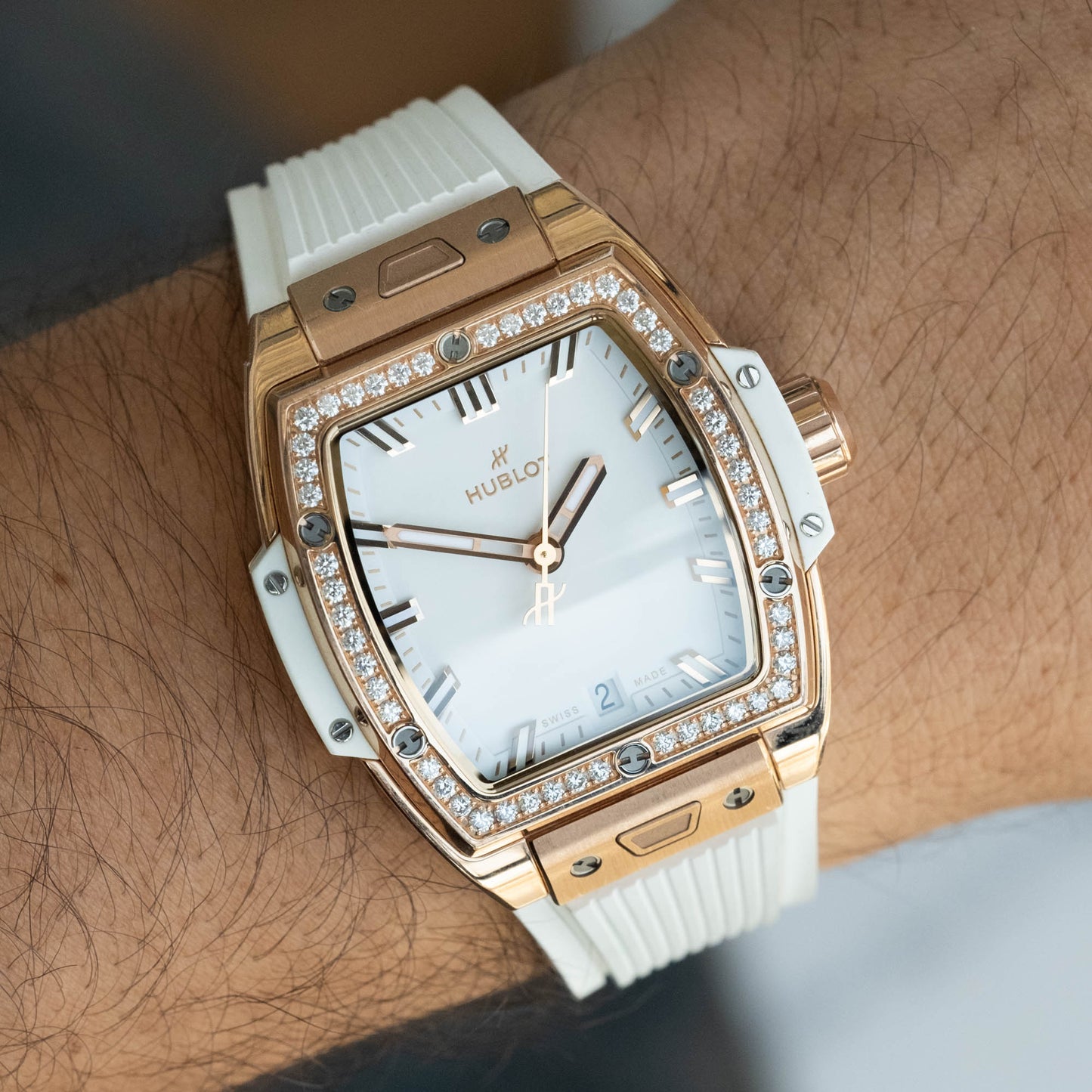Hublot Spirit of Big Bang King Gold White Diamonds 39mm 662.OE.2080.RW.1204 de 2023