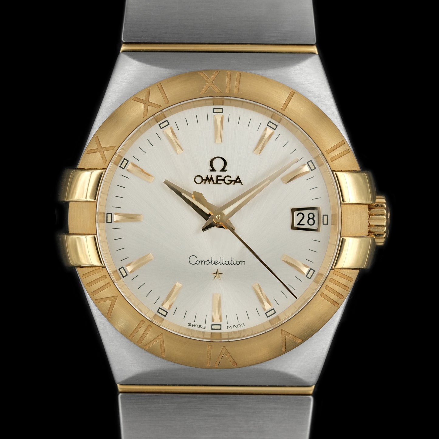 Omega Constellation Quartz 35mm NUEVO 123.20.35.60.02 Full-Set de 2016