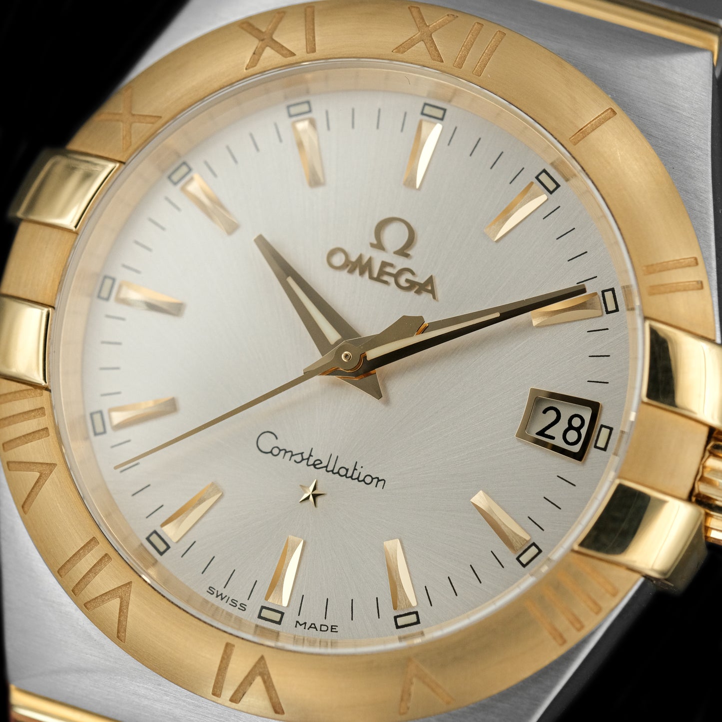 Omega Constellation Quartz 35mm NUEVO 123.20.35.60.02 Full-Set de 2016