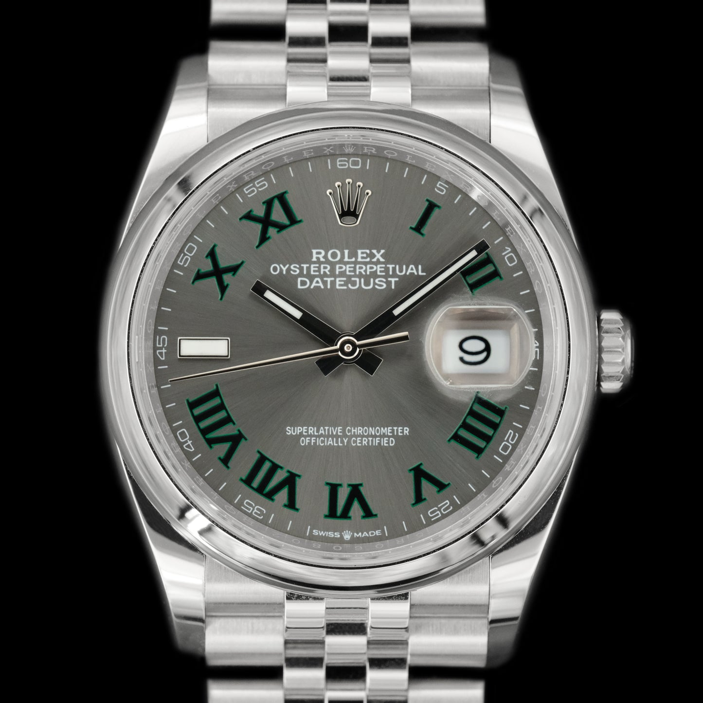 Rolex Datejust 36 Wimbledon 126200 Full-Set del 2025