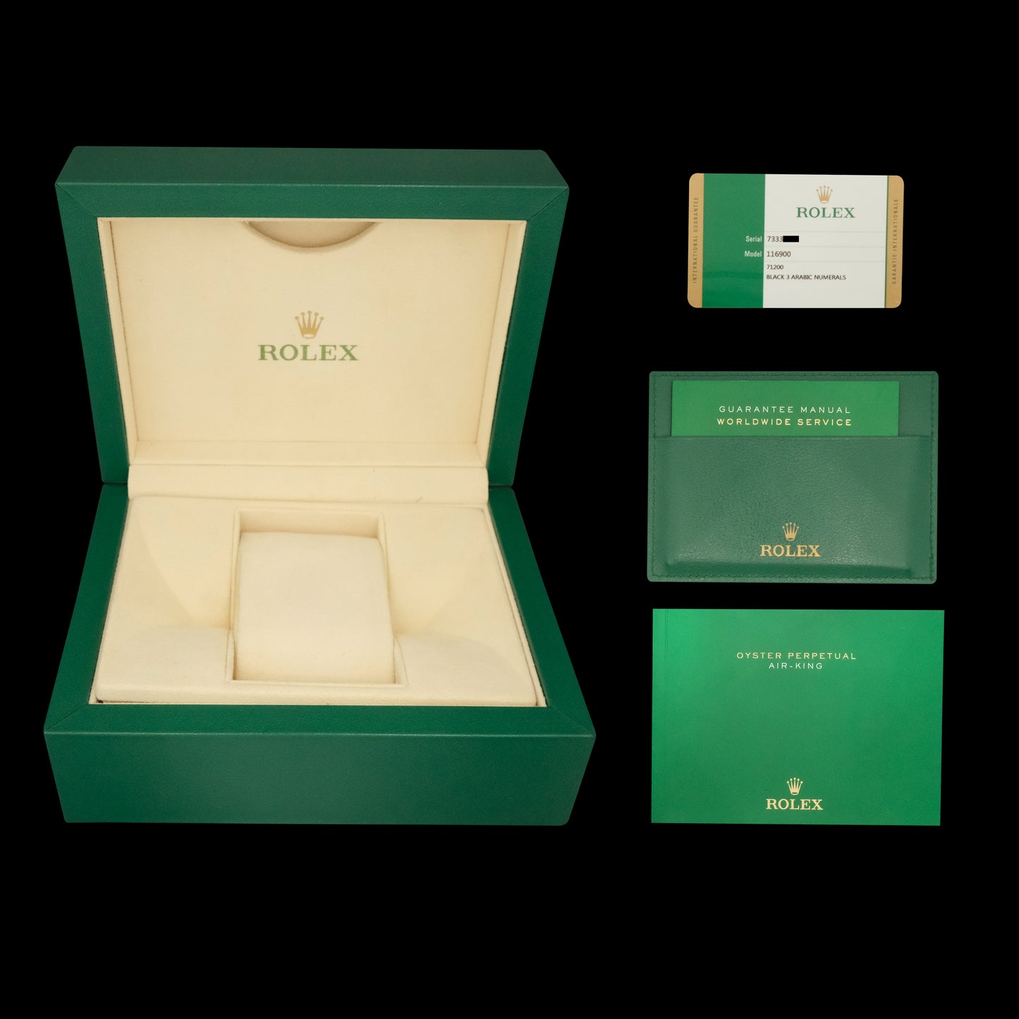 Rolex Air King 116900 Full-set de 2017