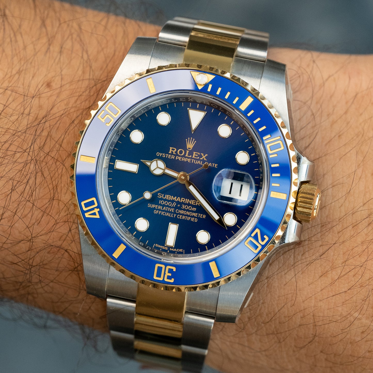 Rolex Submariner Date "Bluesy" 16613LB NUEVO del 2019
