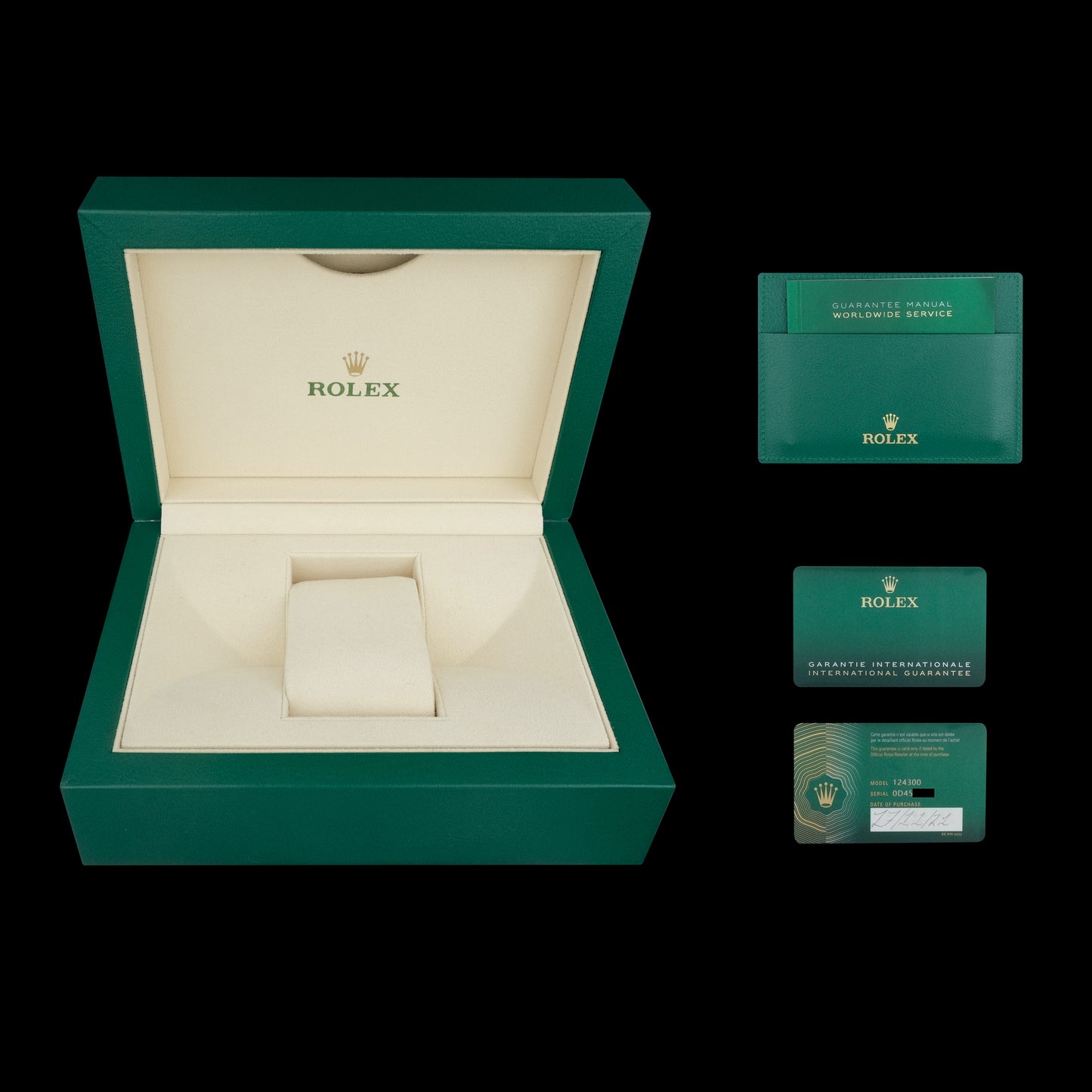 Rolex Oyster Perpetual Azul 41 ref.124300 Full-Set de 2021