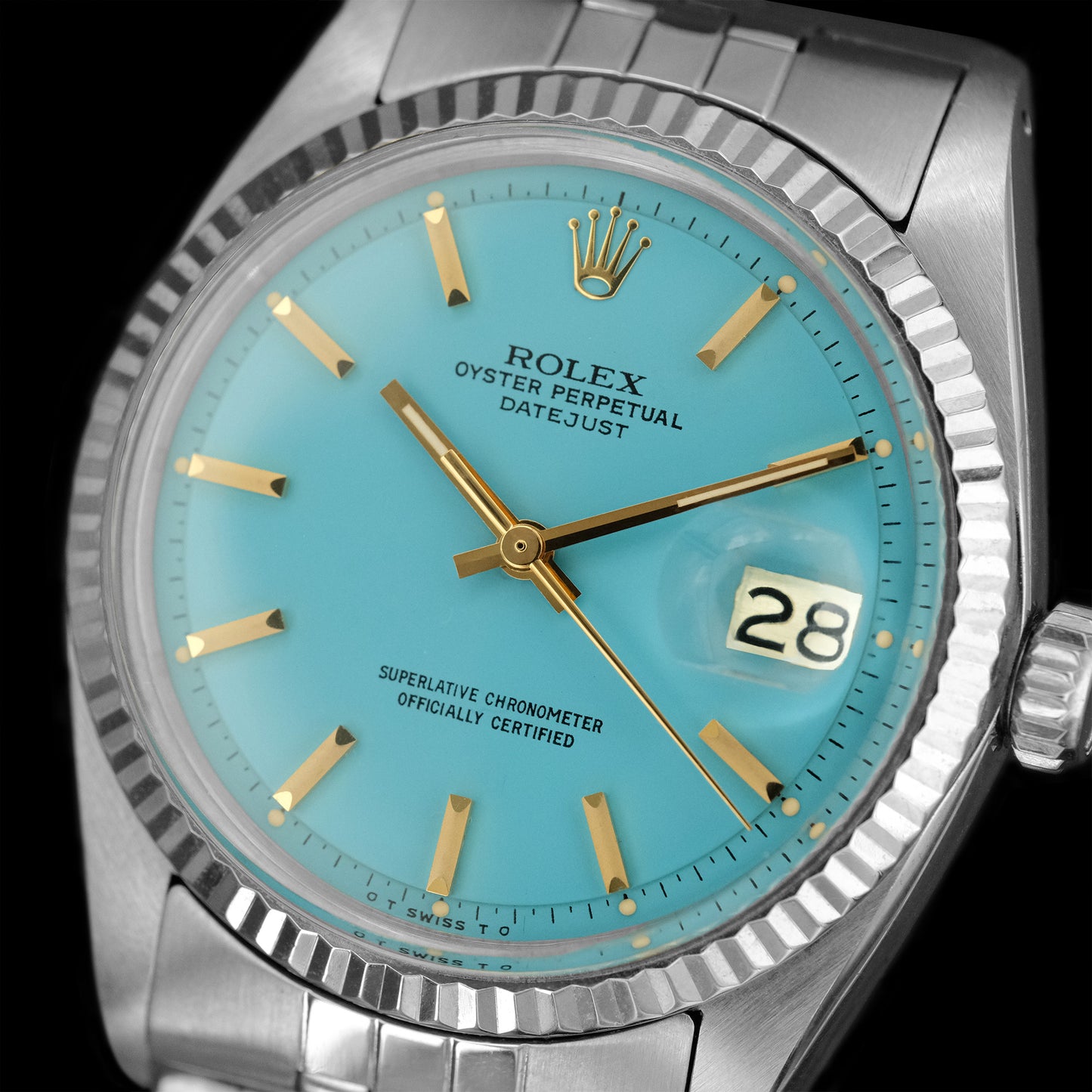 Rolex Datejust 1601 "Custom Tiffany Dial" de 1977
