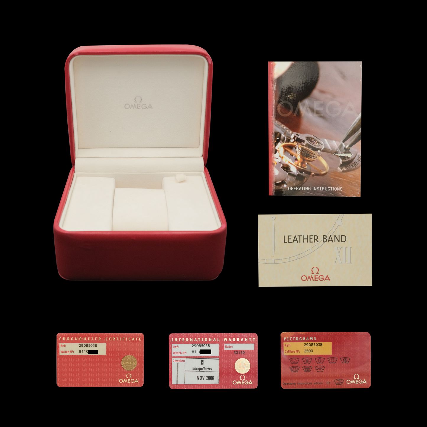 Omega Seamaster Planet Ocean 600m 45,5 mm ref. 2908.50.38 del 2006 Fullset