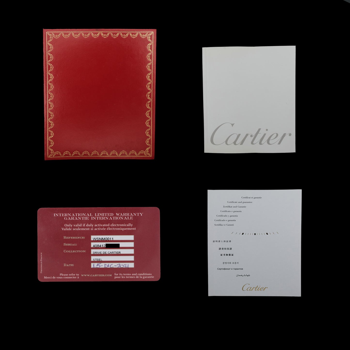 Cartier Drive de Cartier "Ultra Plano" ref.WSNM0011 del 2021