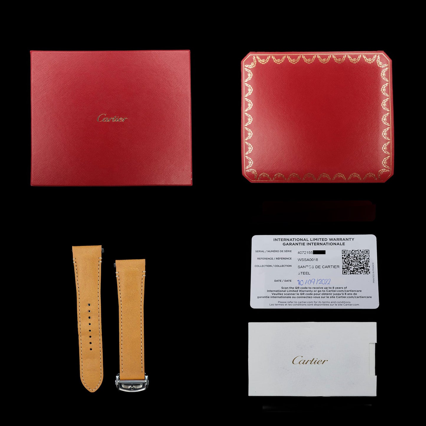 Cartier Santos de Cartier "Large" ref.WSSA018 fullset del 2022