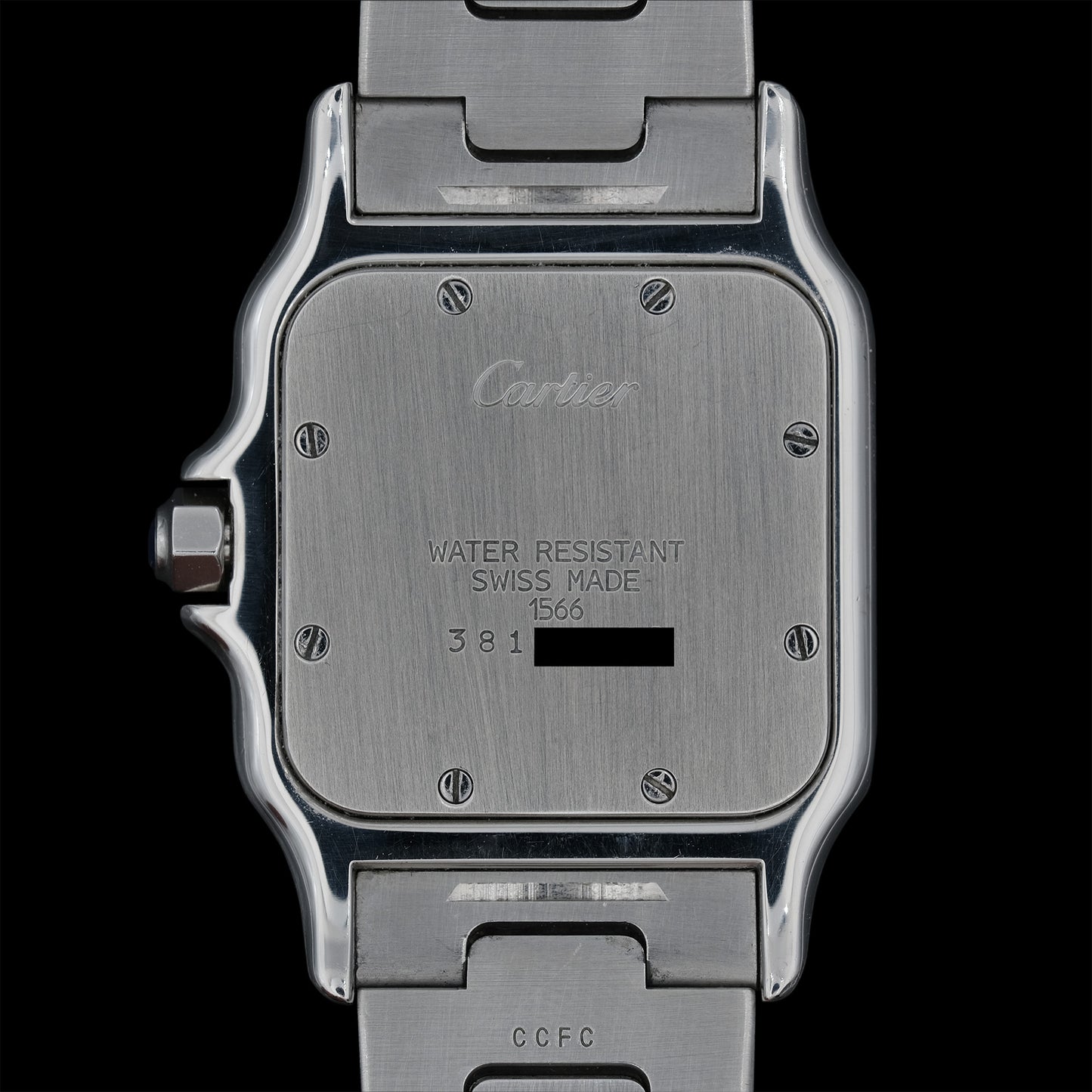 Cartier Santos Galbée ref.1566 Quartz de 2000´s