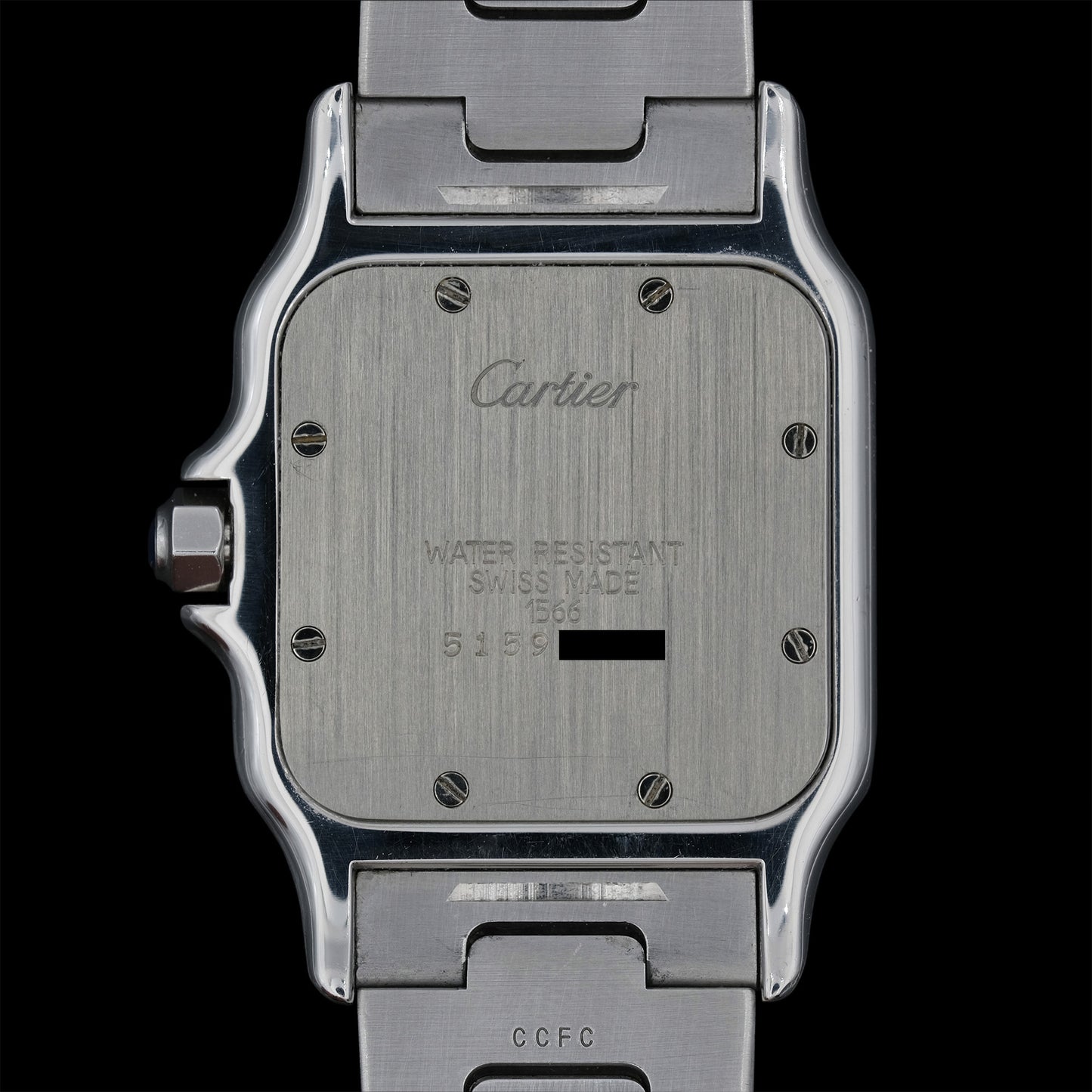 Cartier Santos Galbée ref.1566 Quartz Fullset del 2001