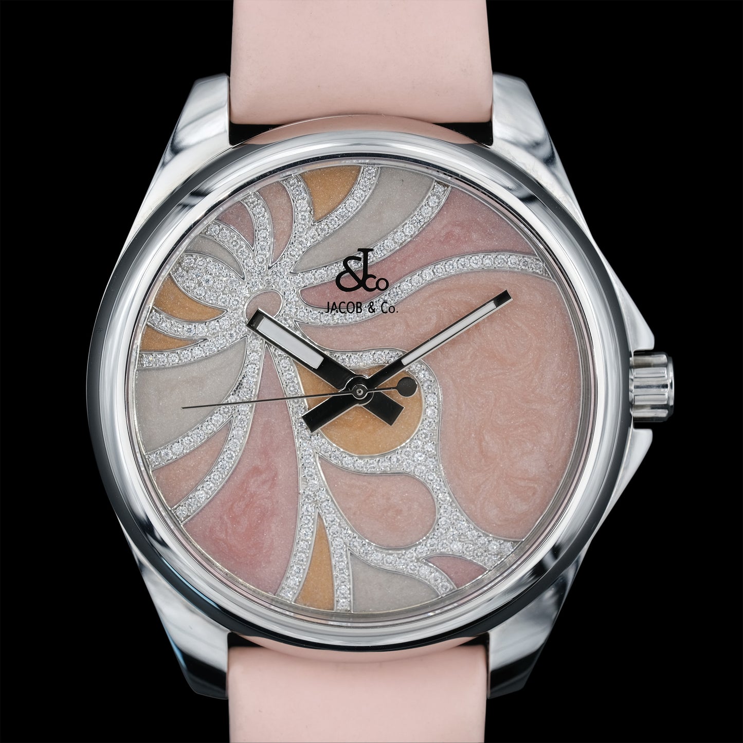 Jacob & Co. JC-TZ1 "Diamonds" One Time Zone Ladies del 2010