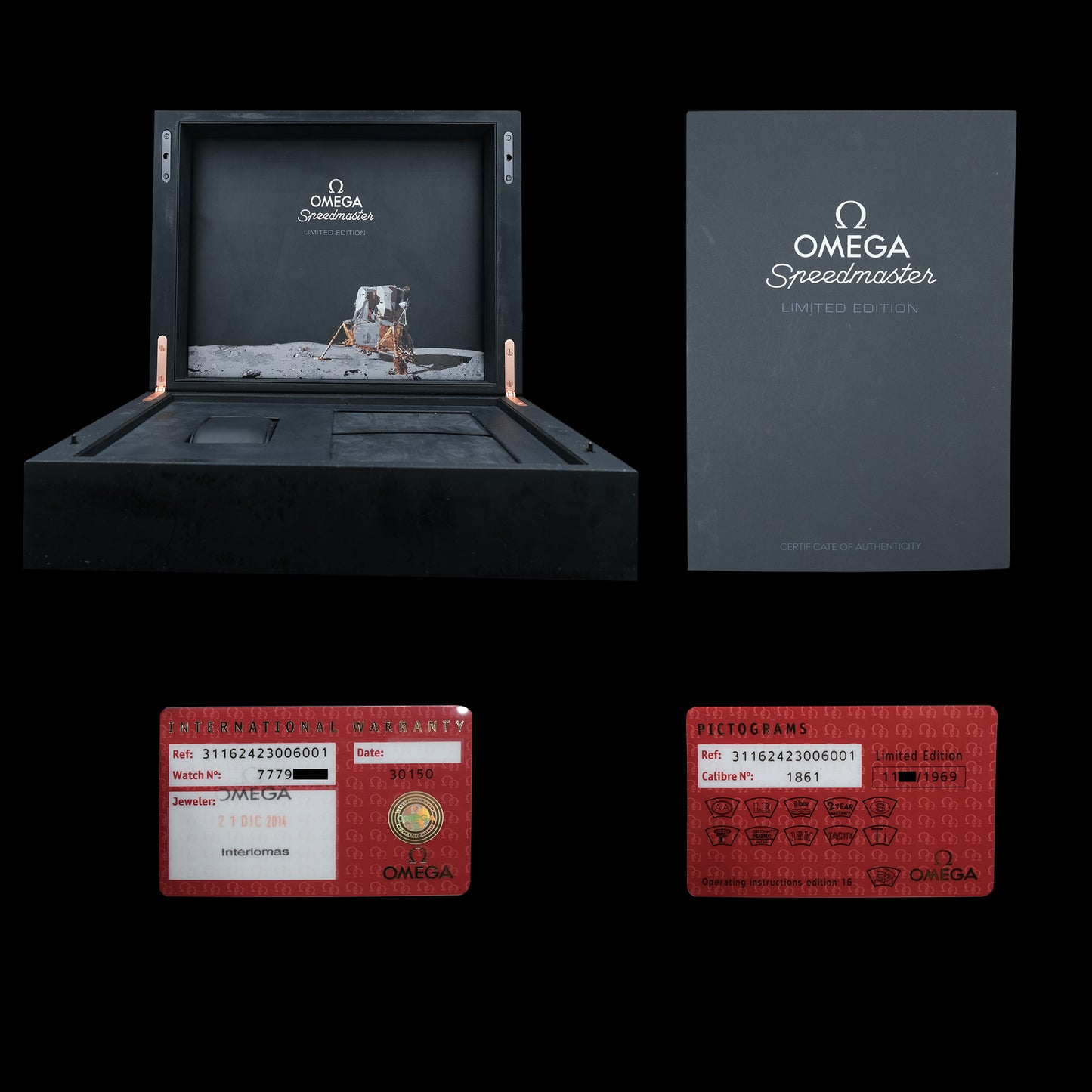 Omega Speedmaster Apollo 11 45 Aniversario Fullset del 2014