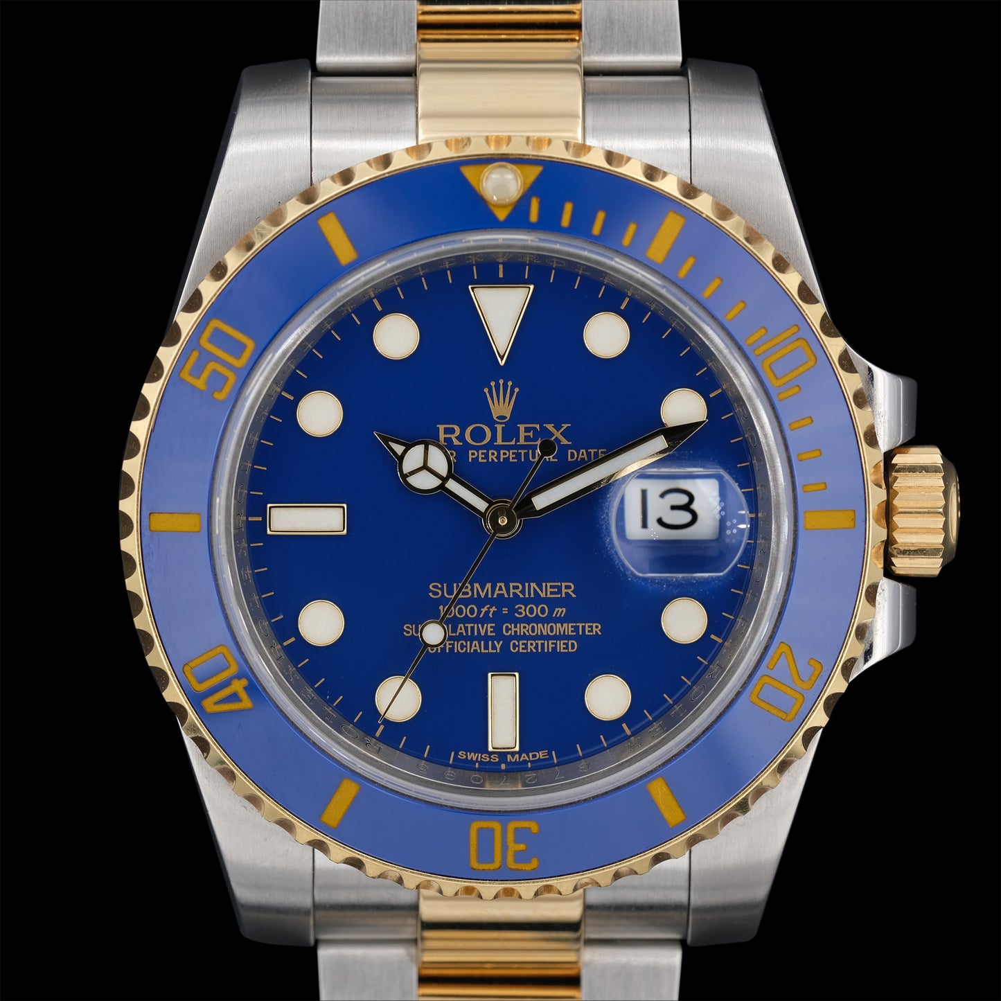 Rolex Submariner "Bluesy" Full-Set ref.116613LB del 2013
