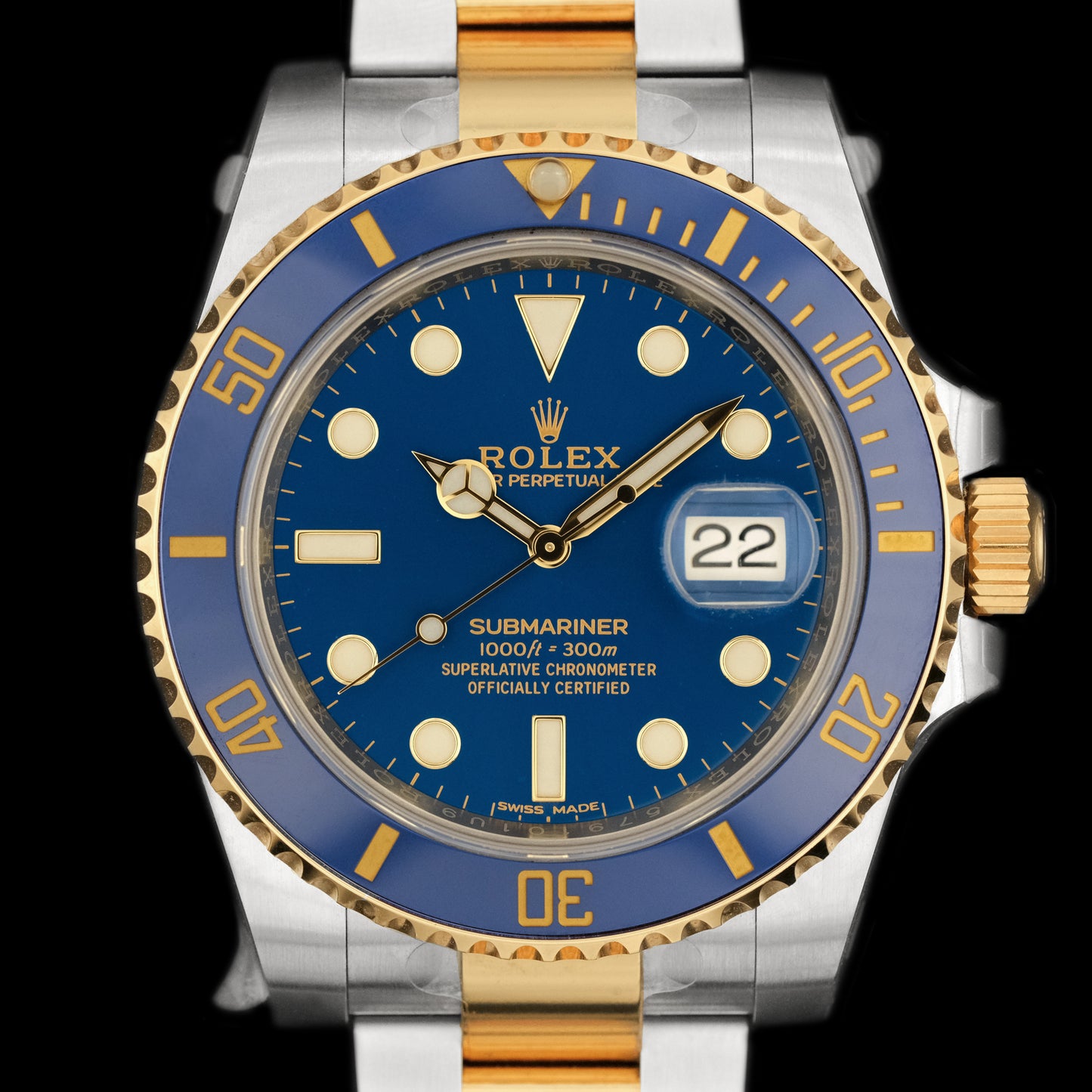 Rolex Submariner Date "Bluesy" 16613LB NUEVO del 2019