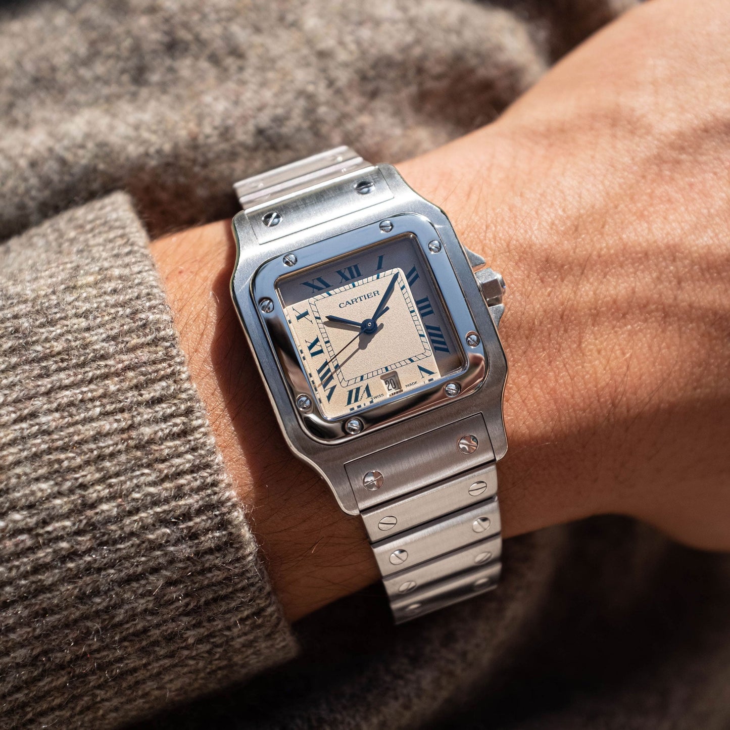 Cartier Santos Galbée Quartz de 1990