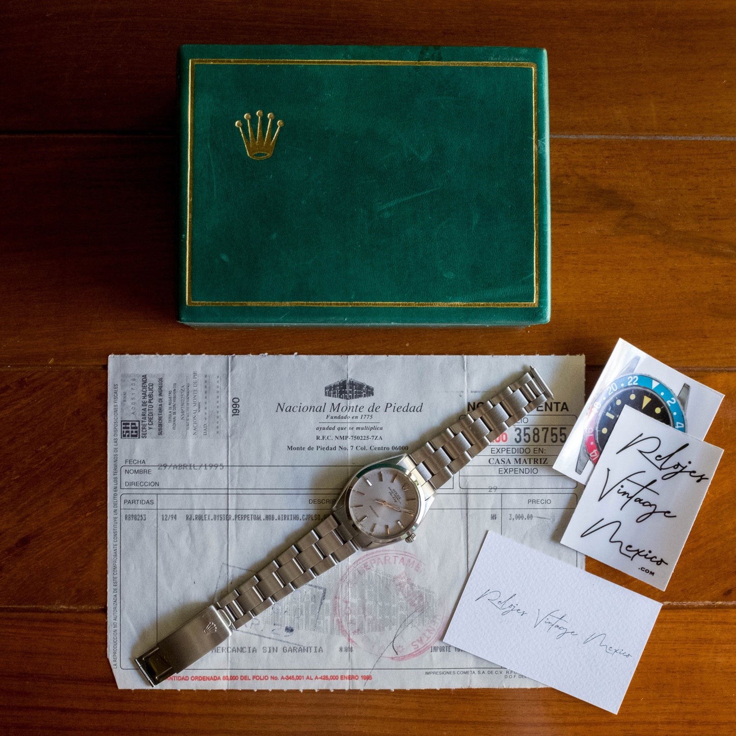 Rolex Air-King ref.5500 de 1987