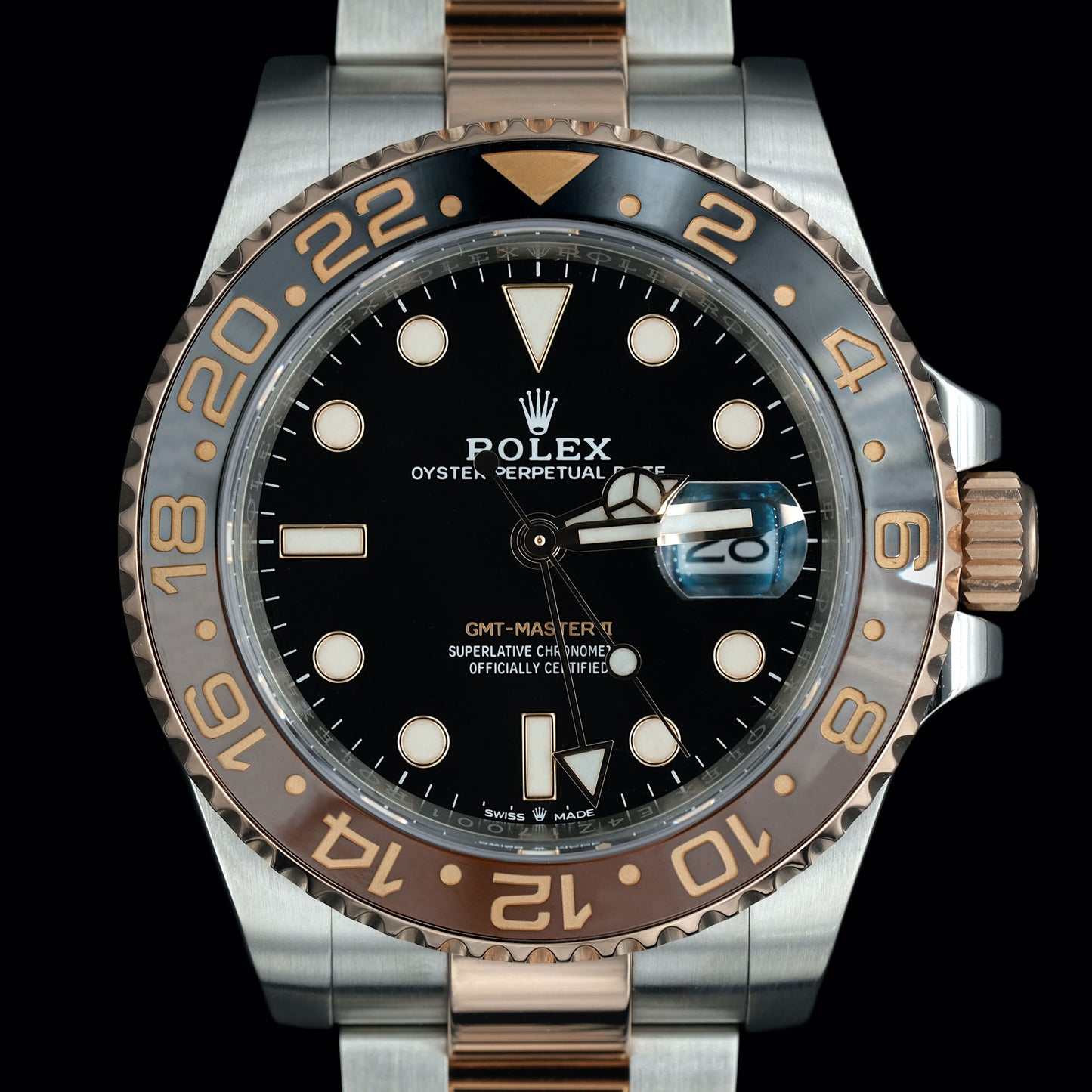 Rolex GMT-Master ll ref.126711CHNR "Rootbeer" Full-Set de 2020