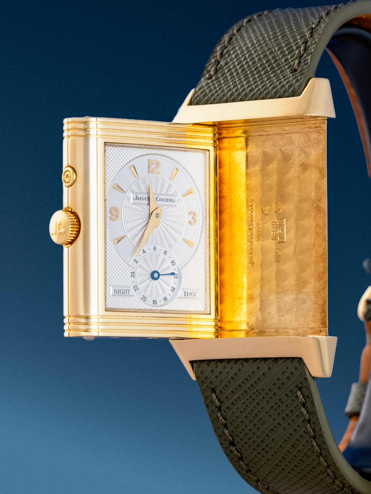 Jaeger LeCoultre, Reverso, Duoface 'Night & Day', 26mm, Oro Amarillo,Full Set de 2001