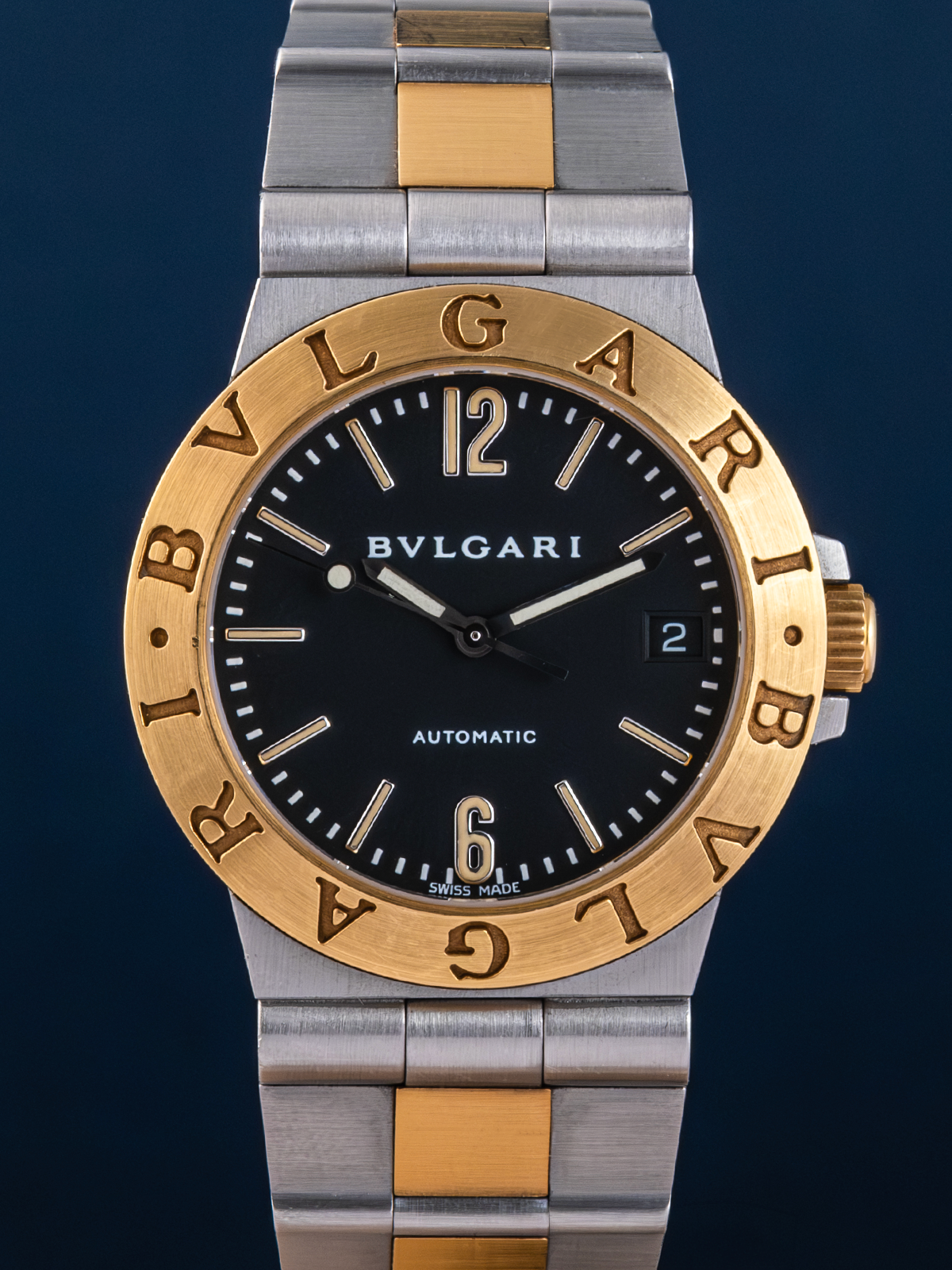 Bvlgari Diagono Two-Tone  Ref. LCV 35SG Automatico de 1990