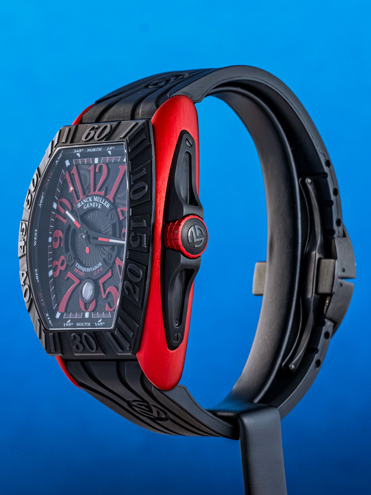 Franck Muller Conquistador GPG, Grand Prix Red Ergal, 38mm, 2016. Ref 8900SCDTGPG TTNRERG