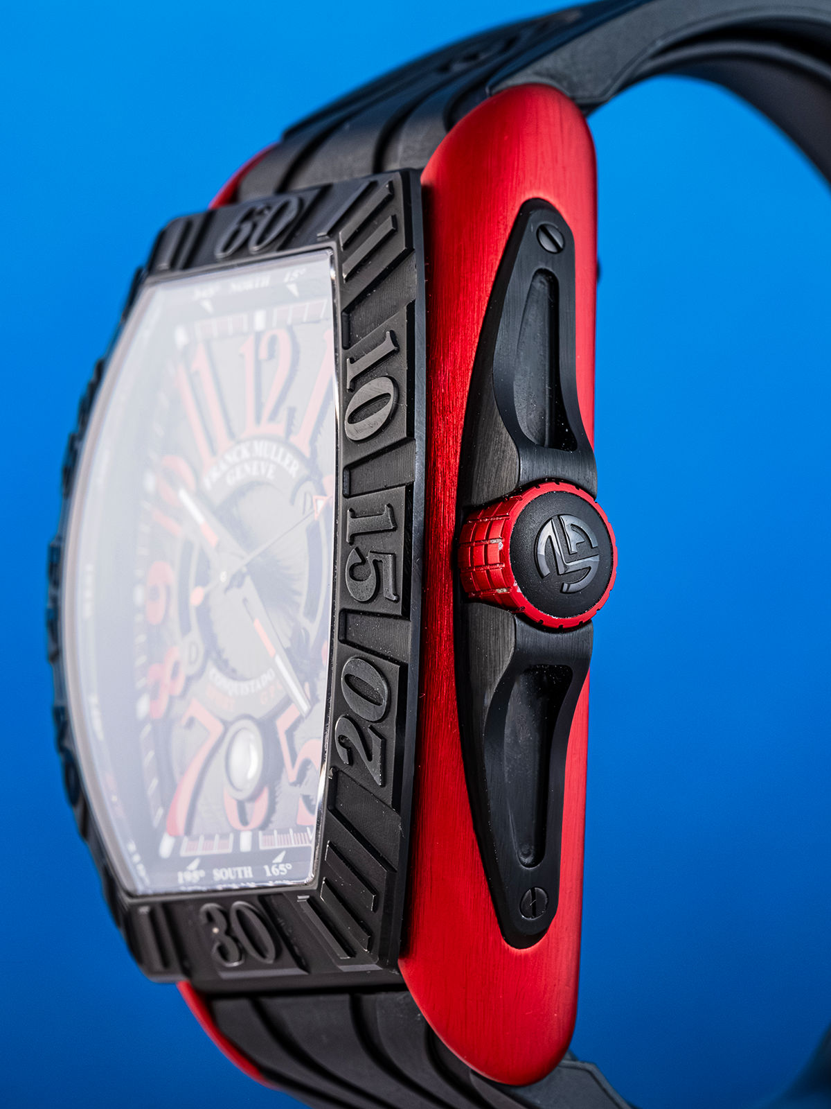 Franck Muller Conquistador GPG, Grand Prix Red Ergal, 38mm, 2016. Ref 8900SCDTGPG TTNRERG