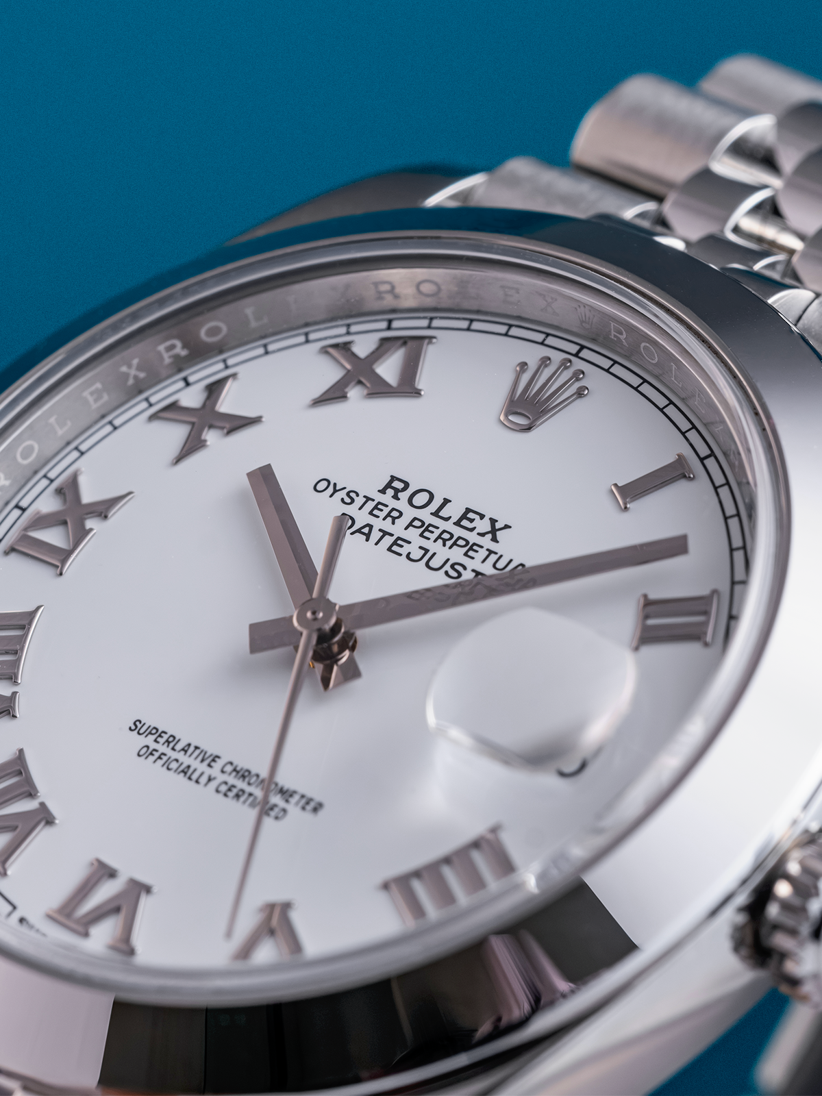 Rolex Datejust White Roman Numerals Jubilee 41mm ref. 126300 de 2020