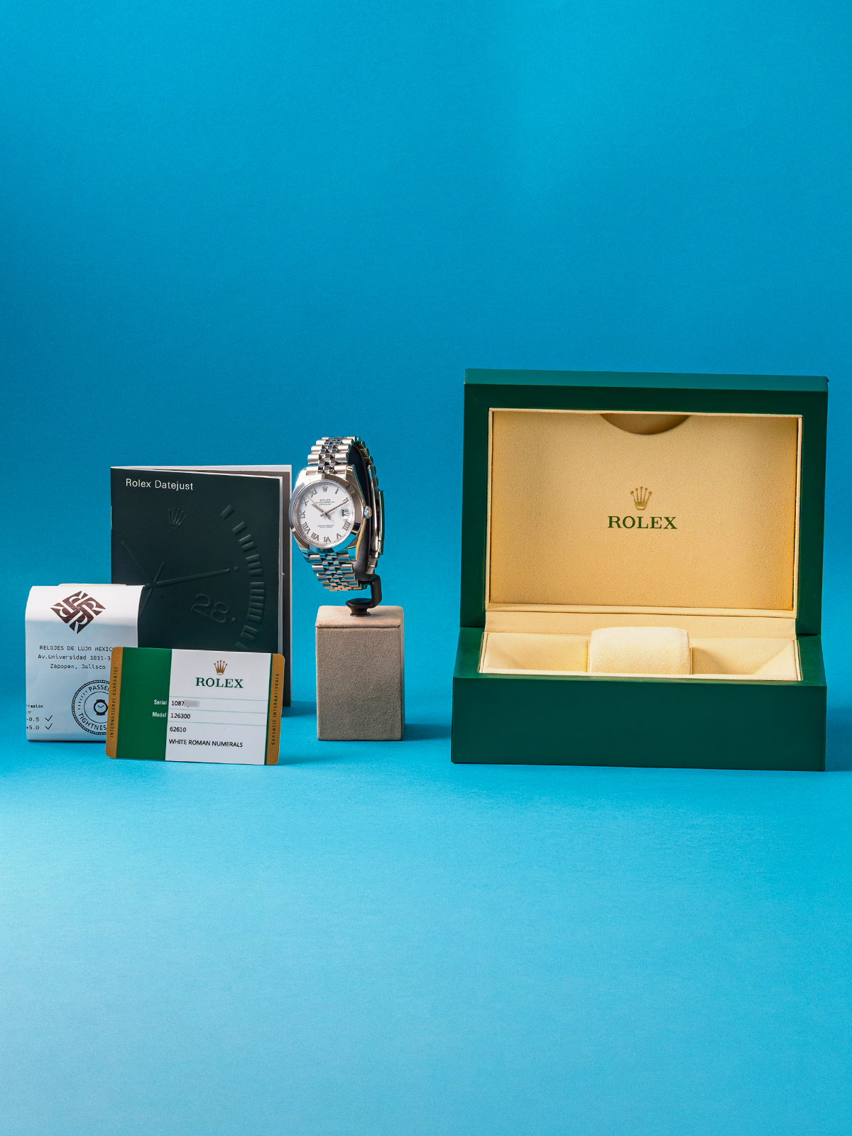 Rolex Datejust White Roman Numerals Jubilee 41mm ref. 126300 de 2020