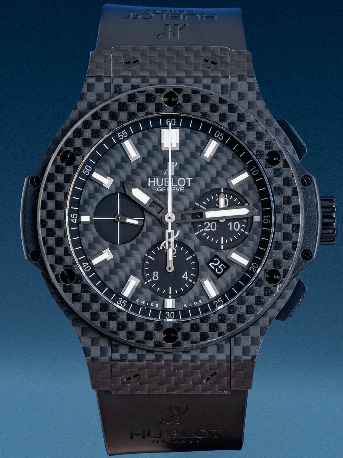 Hublot Big Bang Carbon Chronograph, 44mm, Full Set de 2018