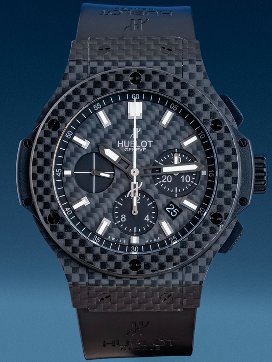 Hublot Big Bang Carbon Chronograph, 44mm, Full Set de 2018