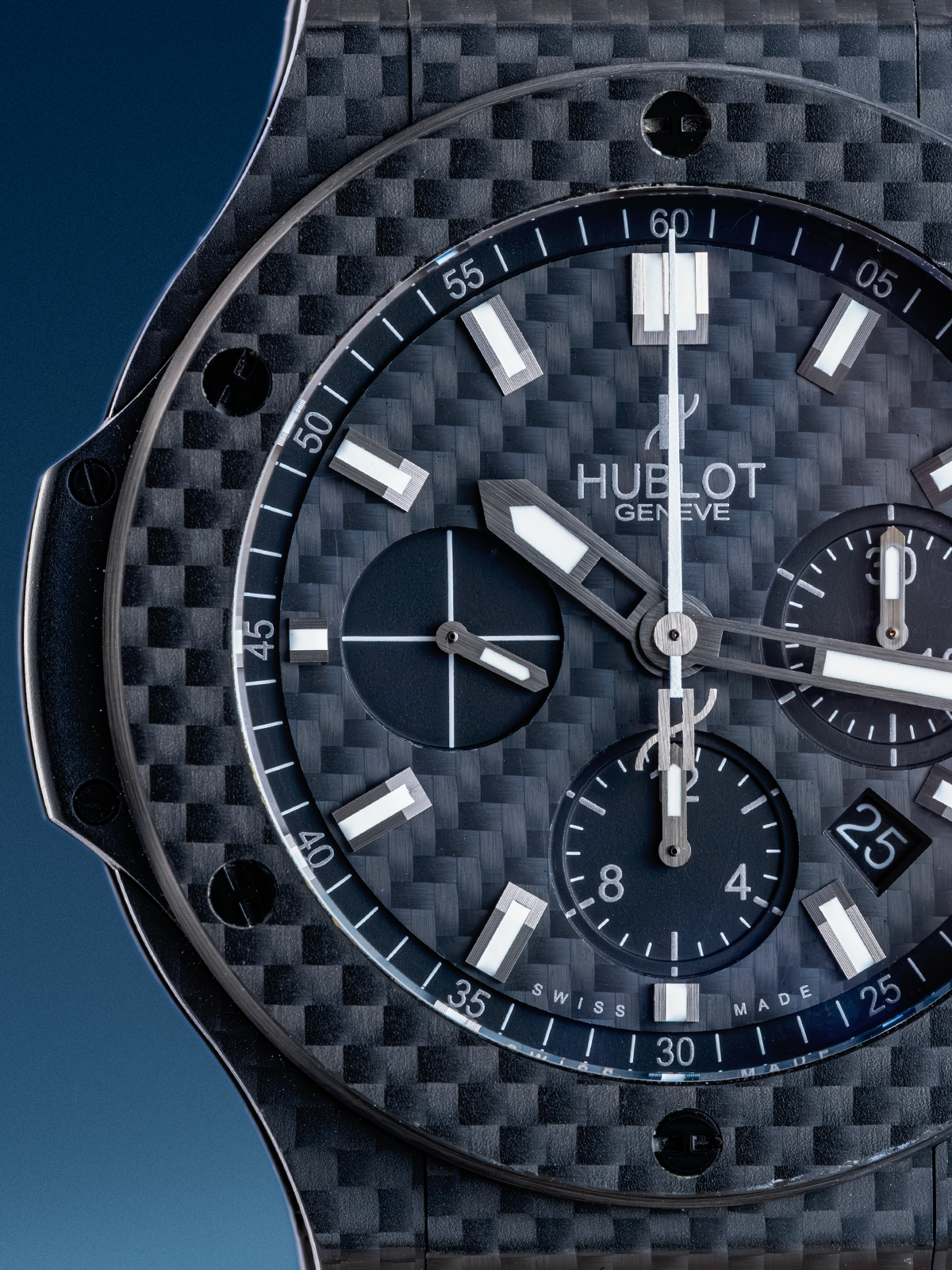Hublot Big Bang Carbon Chronograph, 44mm, Full Set de 2018