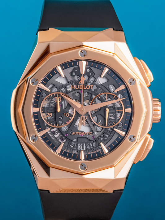 Hublot Classic Fusion Aerofusion Orlinski King Gold 45mm ref. 525.OX.0180.RX.ORL18 Full Set de 2018