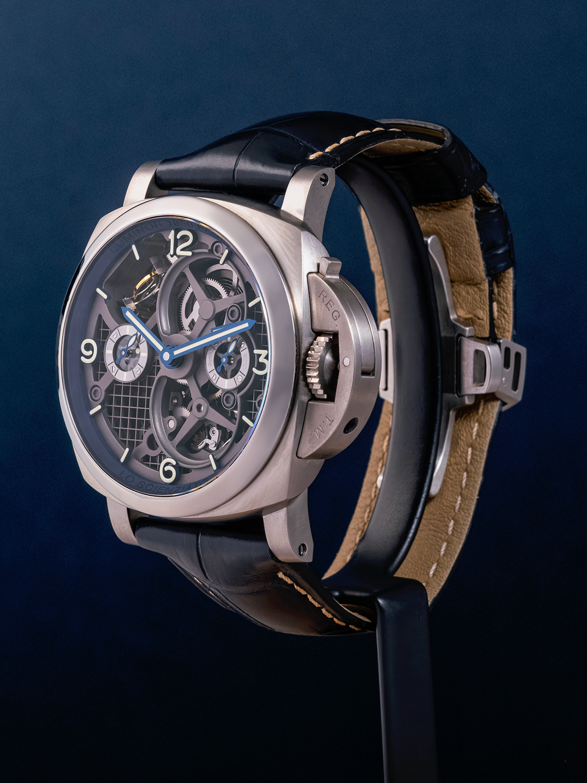 Panerai Luminor 1950 Tourbillon GMT "Lo Scienziato" ref. PAM00767 47mm de 2018 Edición Limitada.