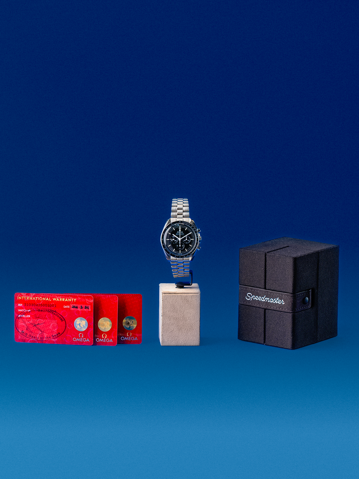 Omega Speedmaster Professional Moonwatch 42mm Ref. 310.30.42.50.01.001 Travel Set de 2024