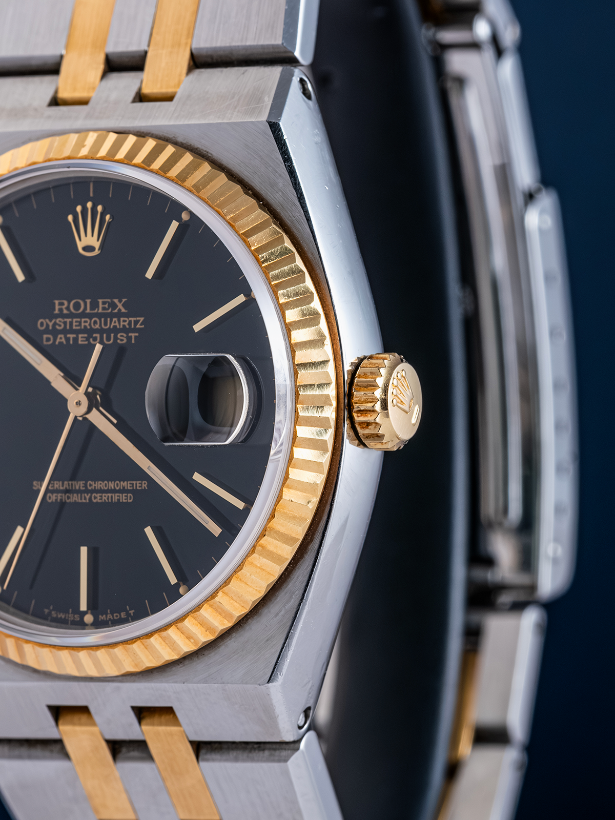Rolex Oysterquartz Black Dial, Full Set