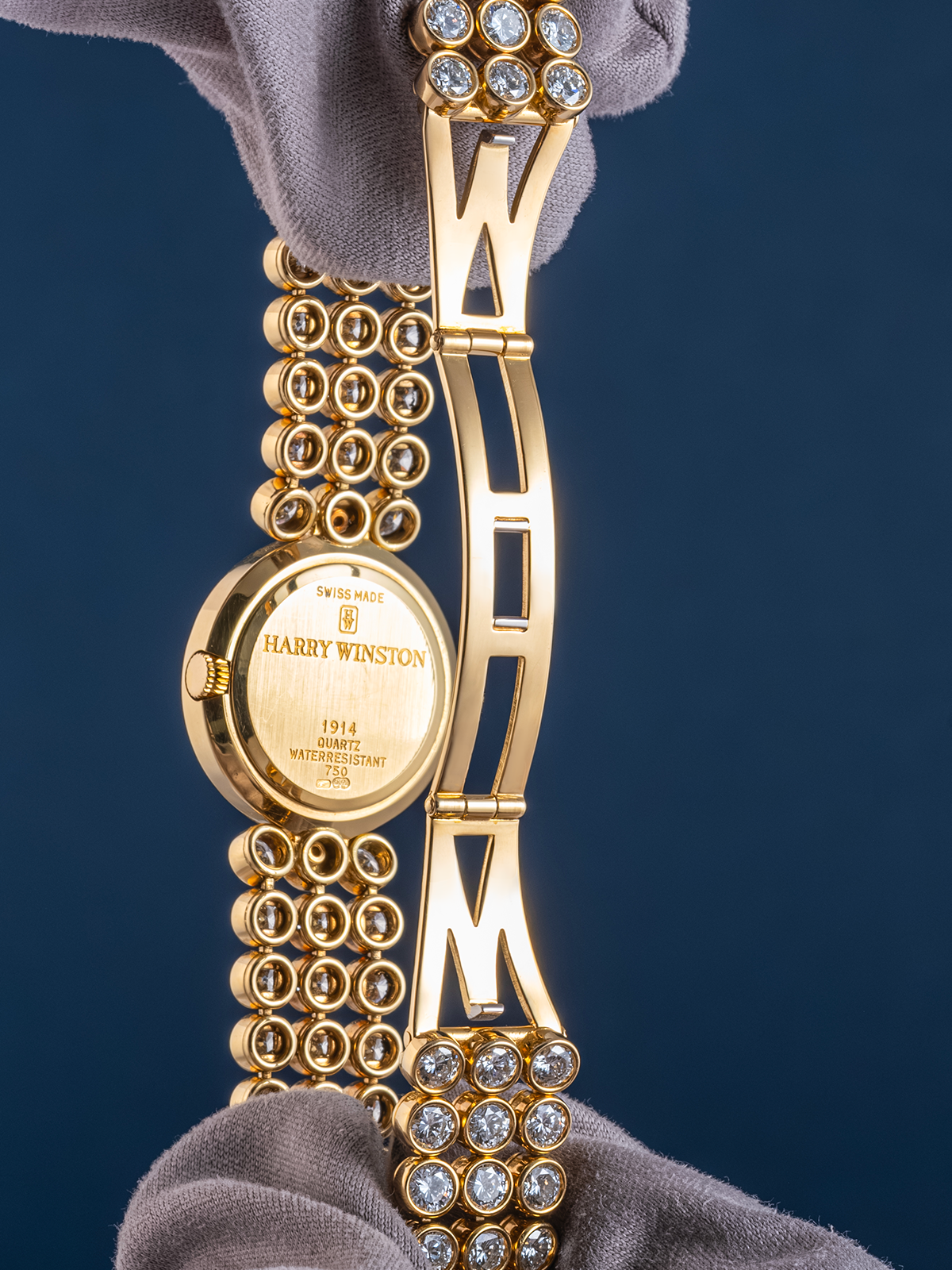 Harry Winston Premier ref.1914 Diamond Set Pavé de 1997
