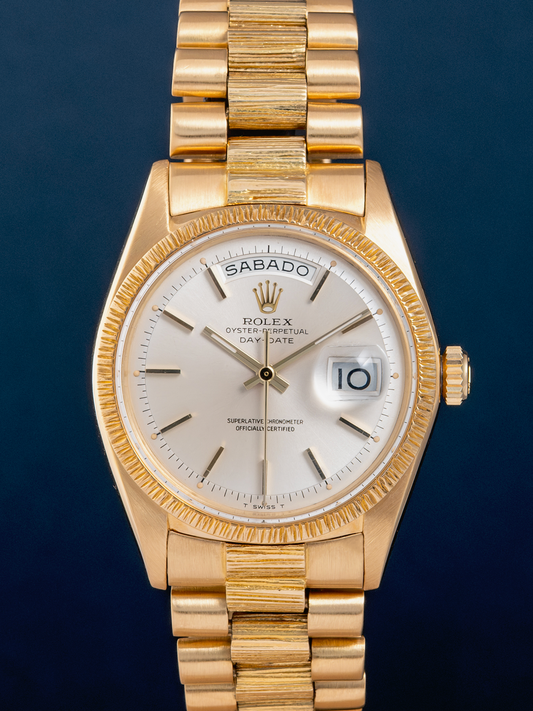 Rolex Day Date "Bark" ref.1807 de 1967 con RSC.
