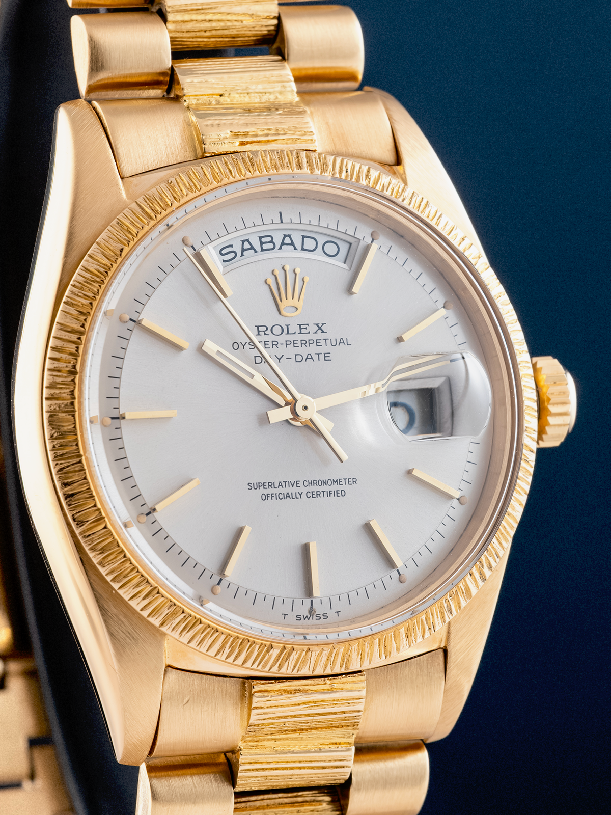 Rolex Day Date "Bark" ref.1807 de 1967 con RSC.