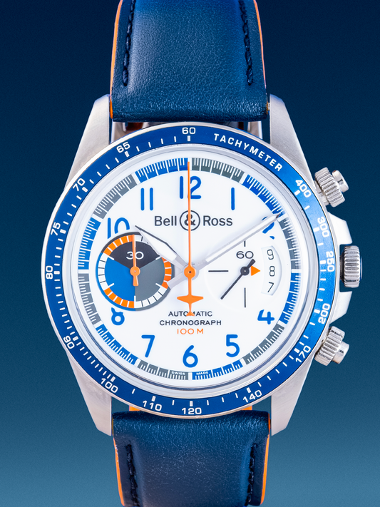 Bell & Ross, V2 94 Limited Edition Racing Bird Chronograph, 41mm ref. BRV2-94-S Full Set de 2019