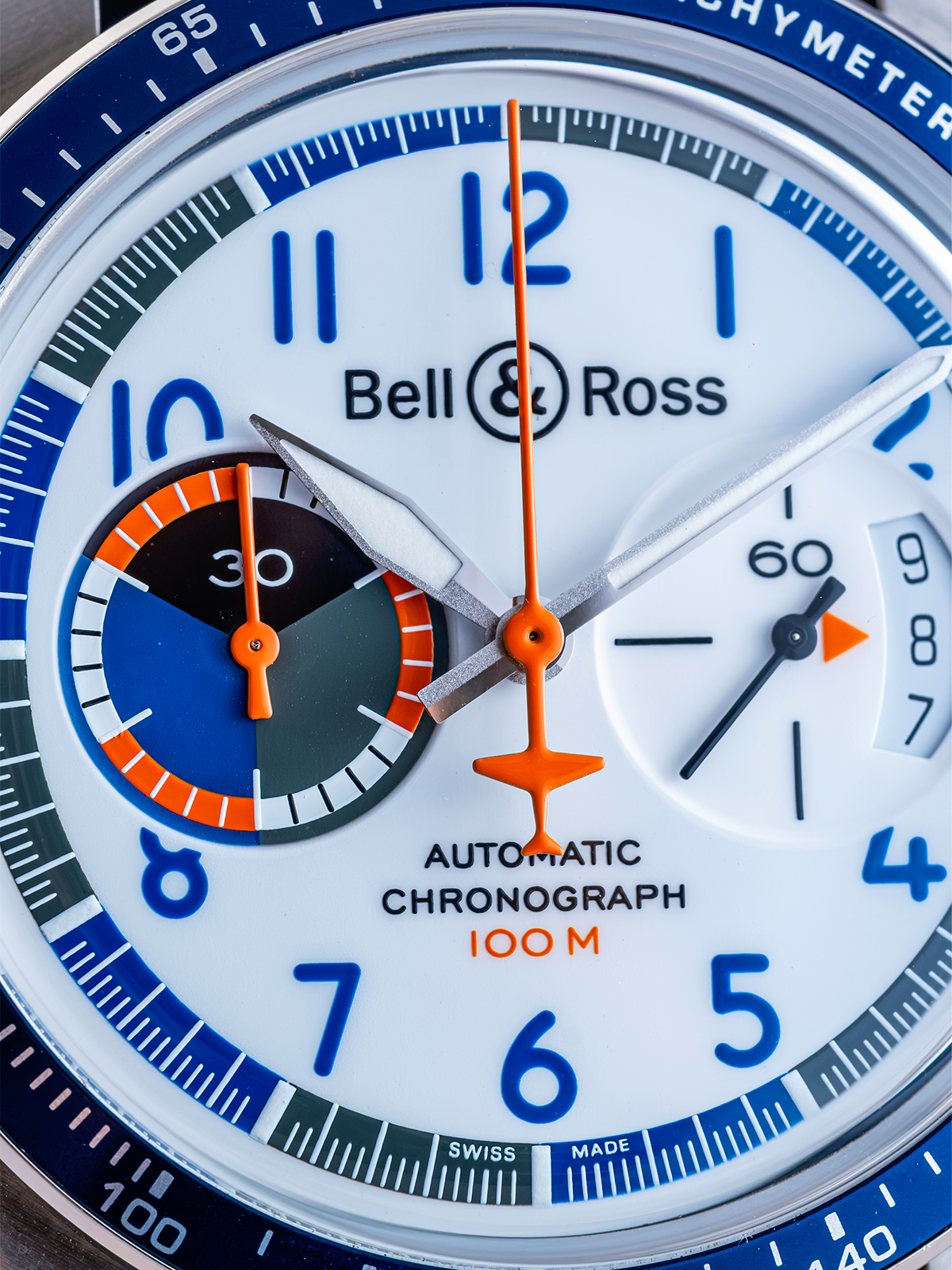 Bell & Ross, V2 94 Limited Edition Racing Bird Chronograph, 41mm ref. BRV2-94-S Full Set de 2019